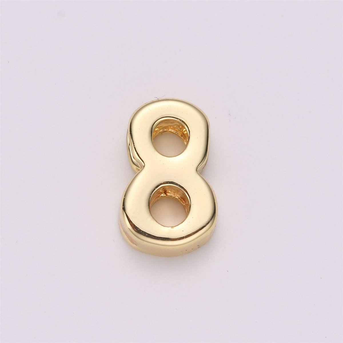 Number 0-9 Gold Filled Beads M-067~M-076 - DLUXCA