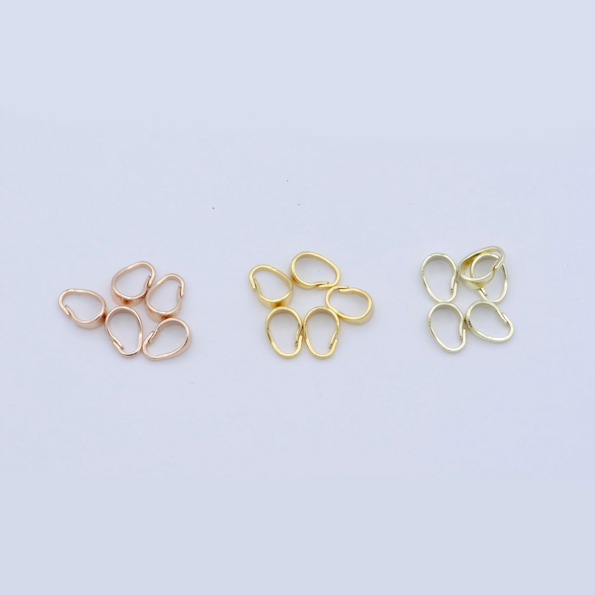 Open Jump Rings Pendant Hooks Gold Filled Jewelry Finding Kit Supplies For DIY Necklace Jewelry Making L-398~L-400 - DLUXCA