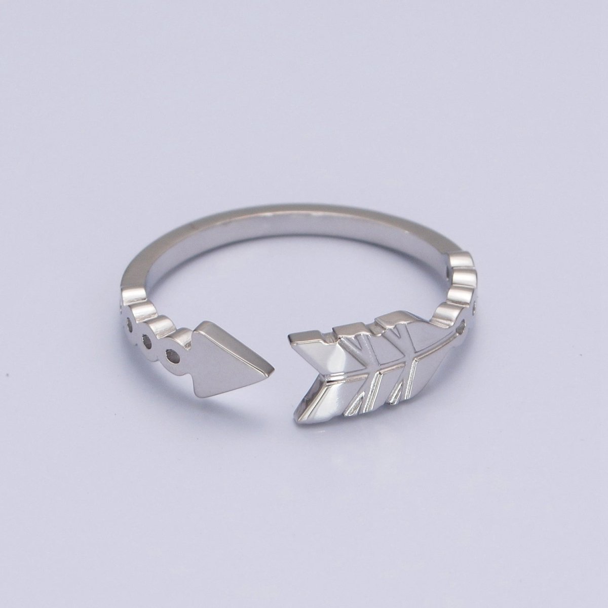 Open Shooting Arrow Midi Thumb Ring New Stainless Steel Band O-802 O-803 - DLUXCA