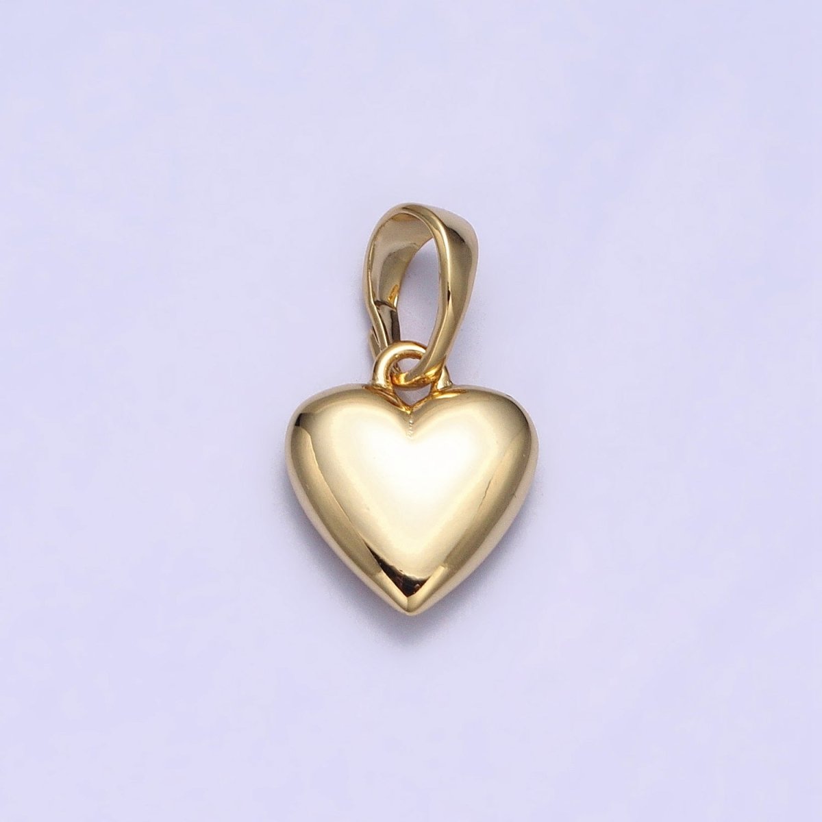 OS 14K Gold Filled Double Sided Heart Filigree Mini Valentine Pendant | AA040 - DLUXCA