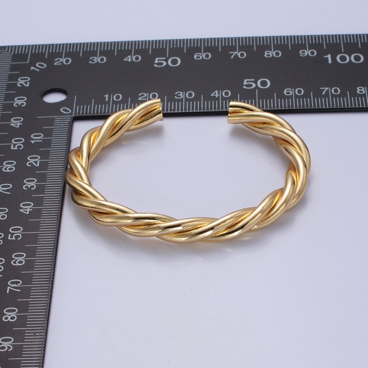 OS 24K Gold Filled Rope Chain Bracelet in Silver & Gold | WA-982 WA-983 Clearance Pricing - DLUXCA
