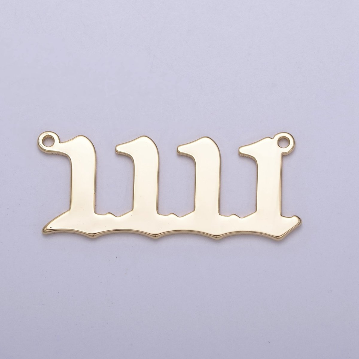 OS Gold Filled Angel Number Charm Connector Lucky Number for Necklace Bracelet Component N-146 - DLUXCA