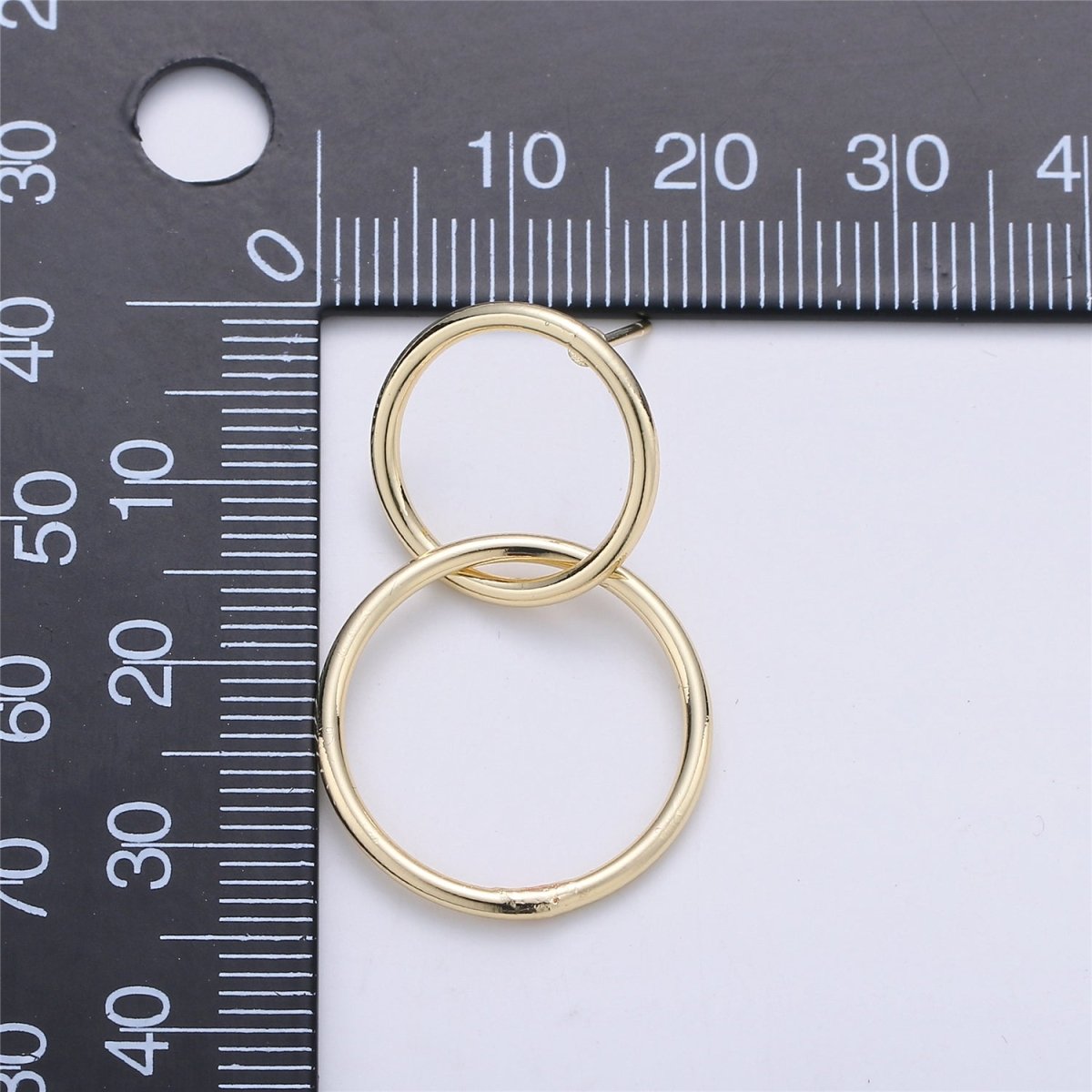OS Gold Filled hoop earrings Modern minimal Geometric earring Statement ...