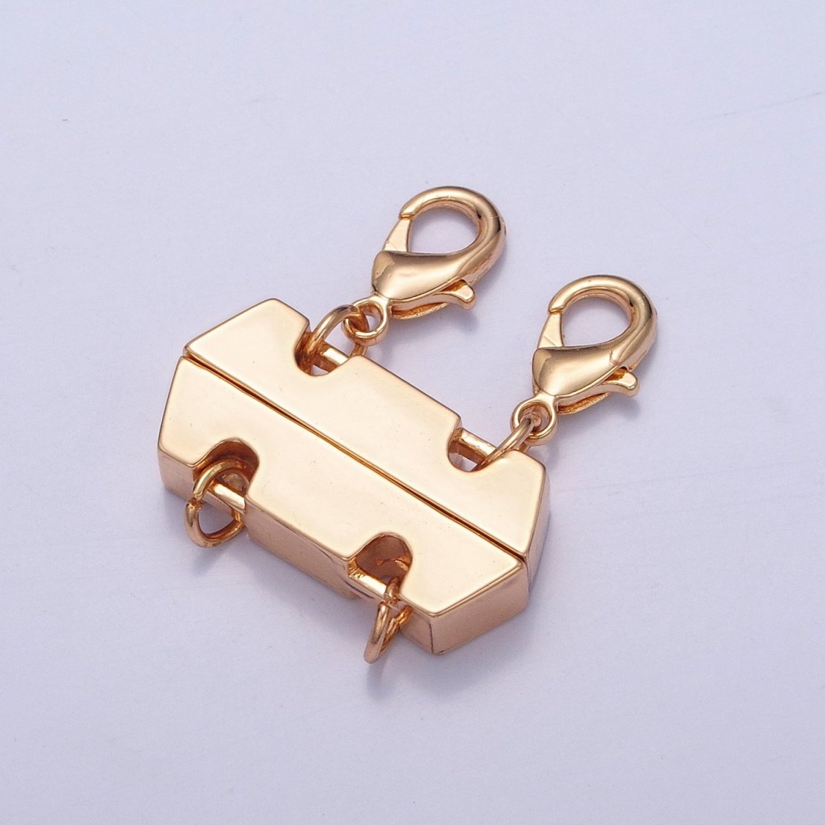 OS Gold Layered Necklace Clasp Detangler Necklace Separator for Layering – Light Weight, Tangle Free and Tarnish Free L-780 L-781 - DLUXCA