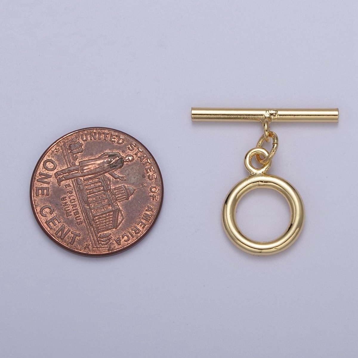 OS Minimalist Classic Gold Toggle Clasps Gold Filled OT Clasp Wholesale Findings | L679 - DLUXCA