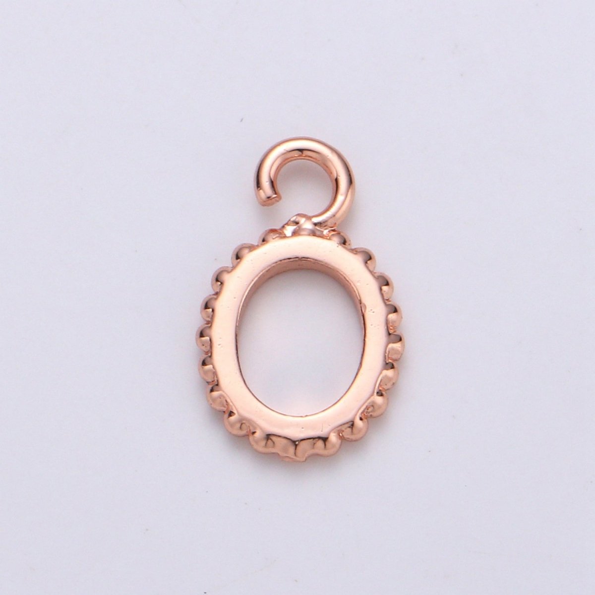 Oval Gold Bail, Silver bail, Lead Nickel free, Pendant bail Rose Gold bail for charm Necklace making supplies, Jewelry supplies K-811 - K-814 - DLUXCA