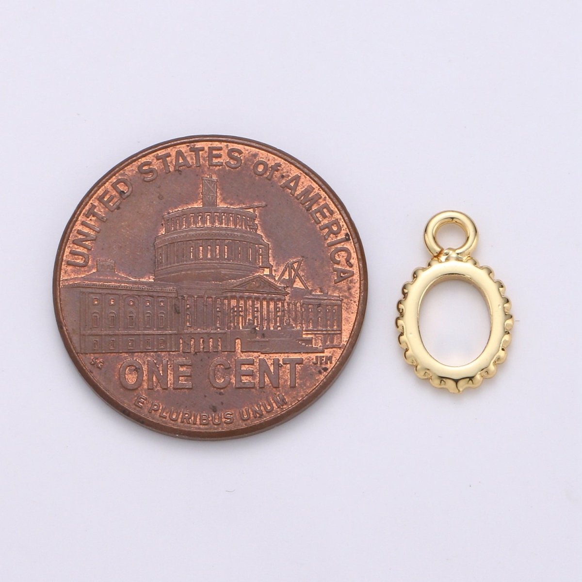 Oval Gold Bail, Silver bail, Lead Nickel free, Pendant bail Rose Gold bail for charm Necklace making supplies, Jewelry supplies K-811 - K-814 - DLUXCA