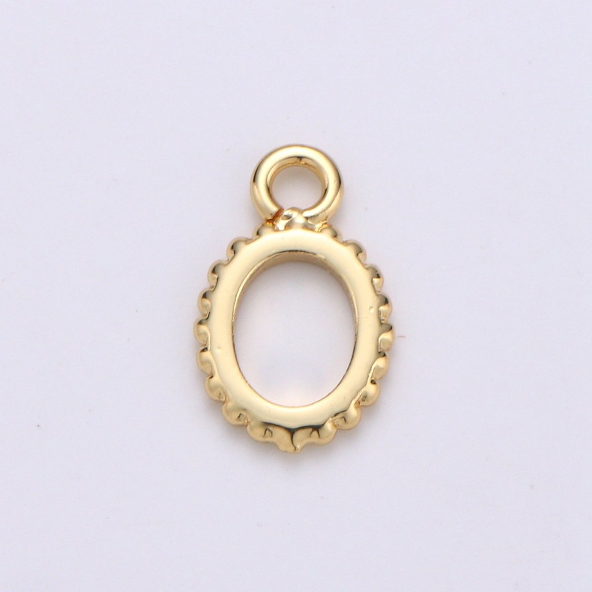 Oval Gold Bail, Silver bail, Lead Nickel free, Pendant bail Rose Gold bail for charm Necklace making supplies, Jewelry supplies K-811 - K-814 - DLUXCA