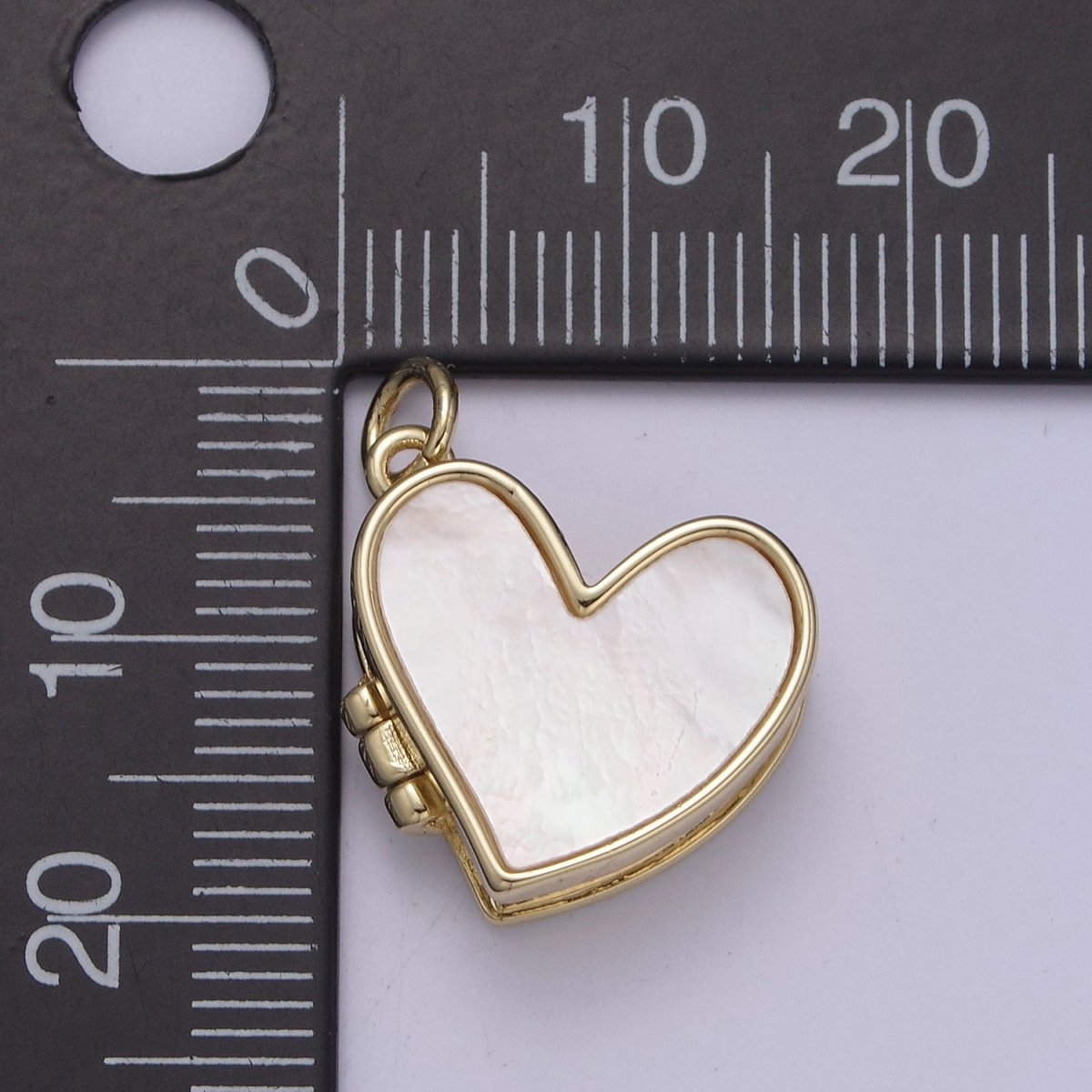 Pearl Locket Charm Necklace 14k Gold Filled Heart Locket for Photo Necklace • Pearl Jewelry W-193 - DLUXCA