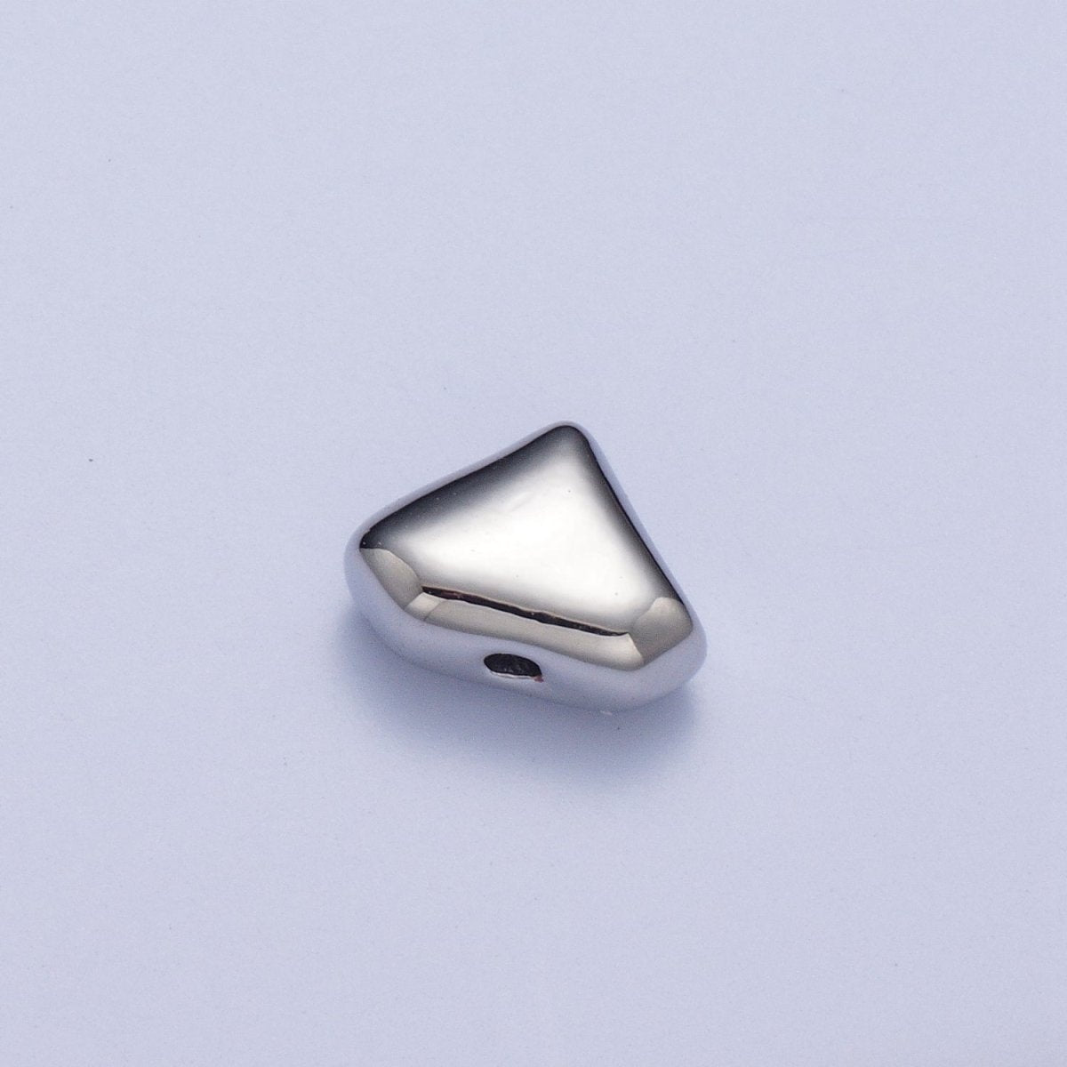 Pieces Pack 5.4mm Mini Triangle Spacer Beads Jewelry Component in Gold & Silver B-070 B-074 - DLUXCA