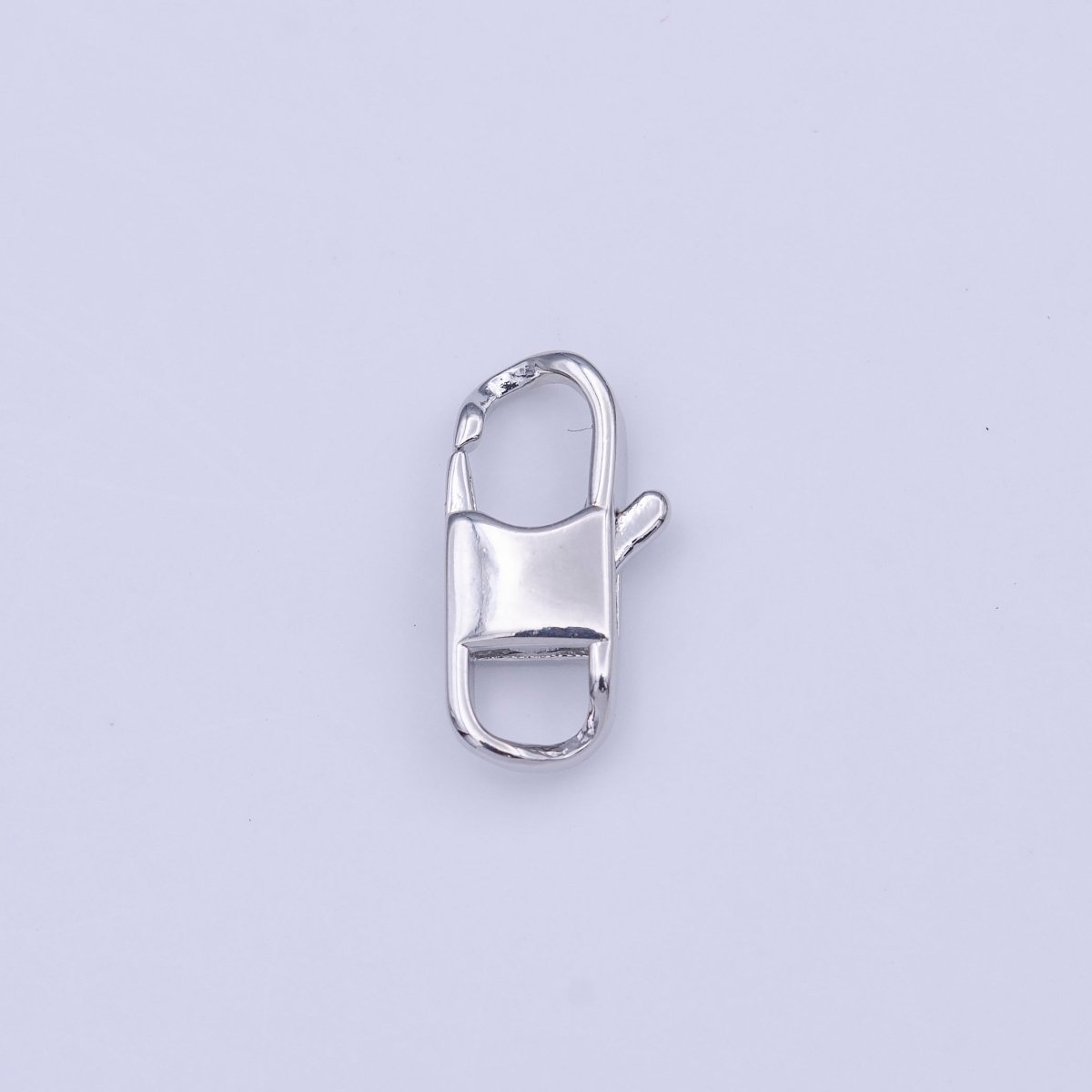 Rectangular Double Sided 14.5mm Lobster Clasps Jewelry Supply Closure in Gold & Silver | K-268 K-288 - DLUXCA