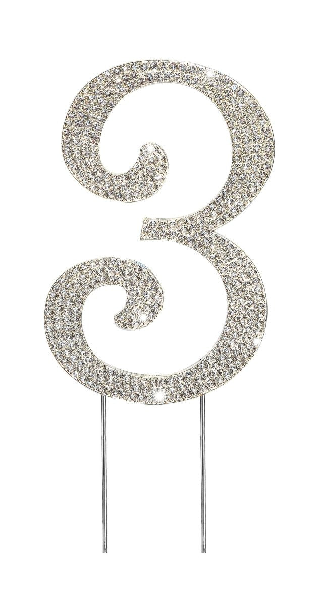 Rhinestone Gold Table Numbers for Wedding Birthday Anniversary Party Decor Elegant Table Number centerpiece with stick Table Number Signs - DLUXCA