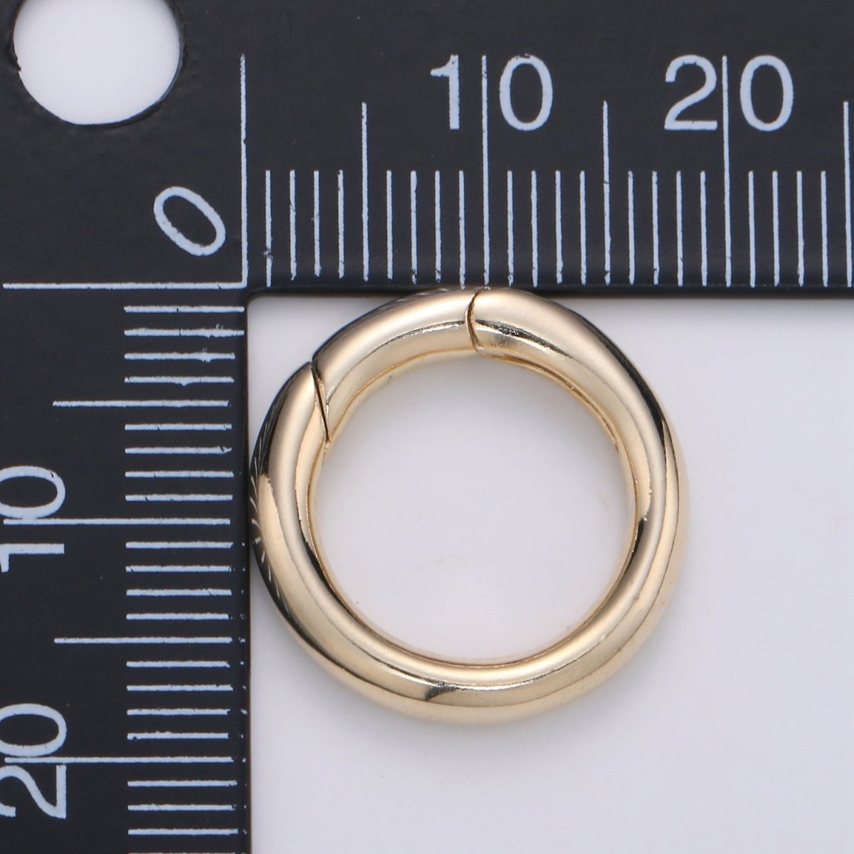 Ring End Clasp Gold Filled Clasp For Bracelet Necklace Jewelry Making L-005 - DLUXCA