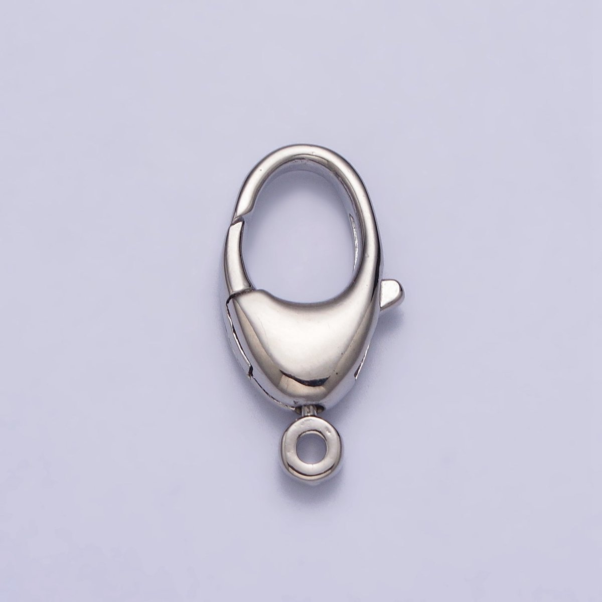 Rounded Oval Lobster Clasps Jewelry Making Closure Supply In Gold & Silver | Z-133 Z-134 - DLUXCA