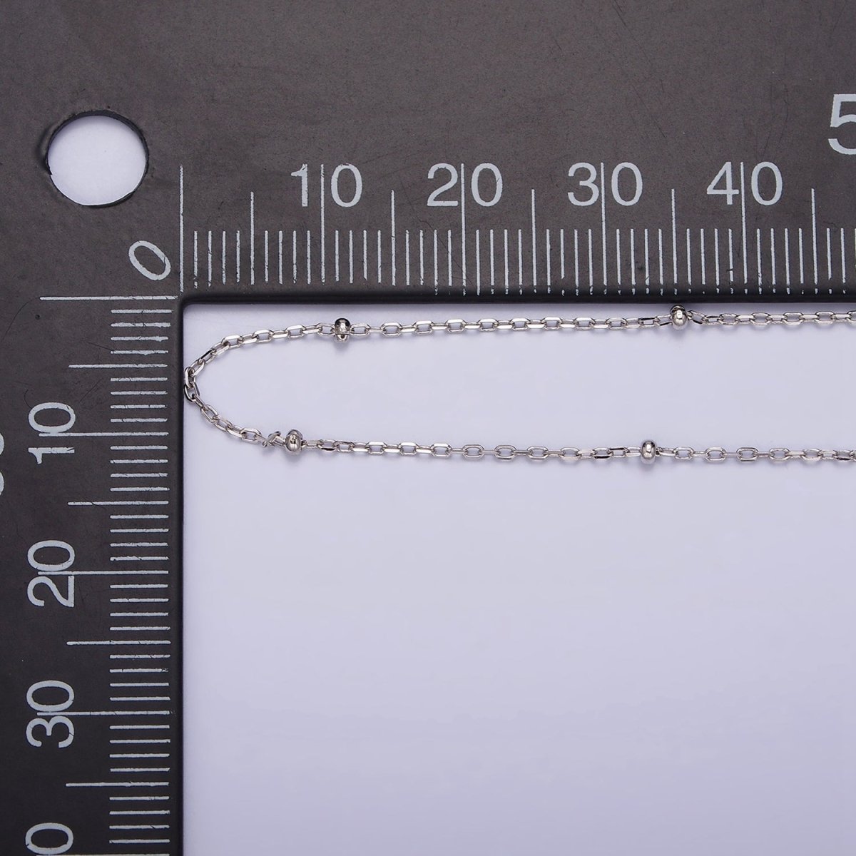 Satellite Chain Necklace 1.5mm Sterling Silver Satellite Chain Necklace 1.5mm Sterling Silver