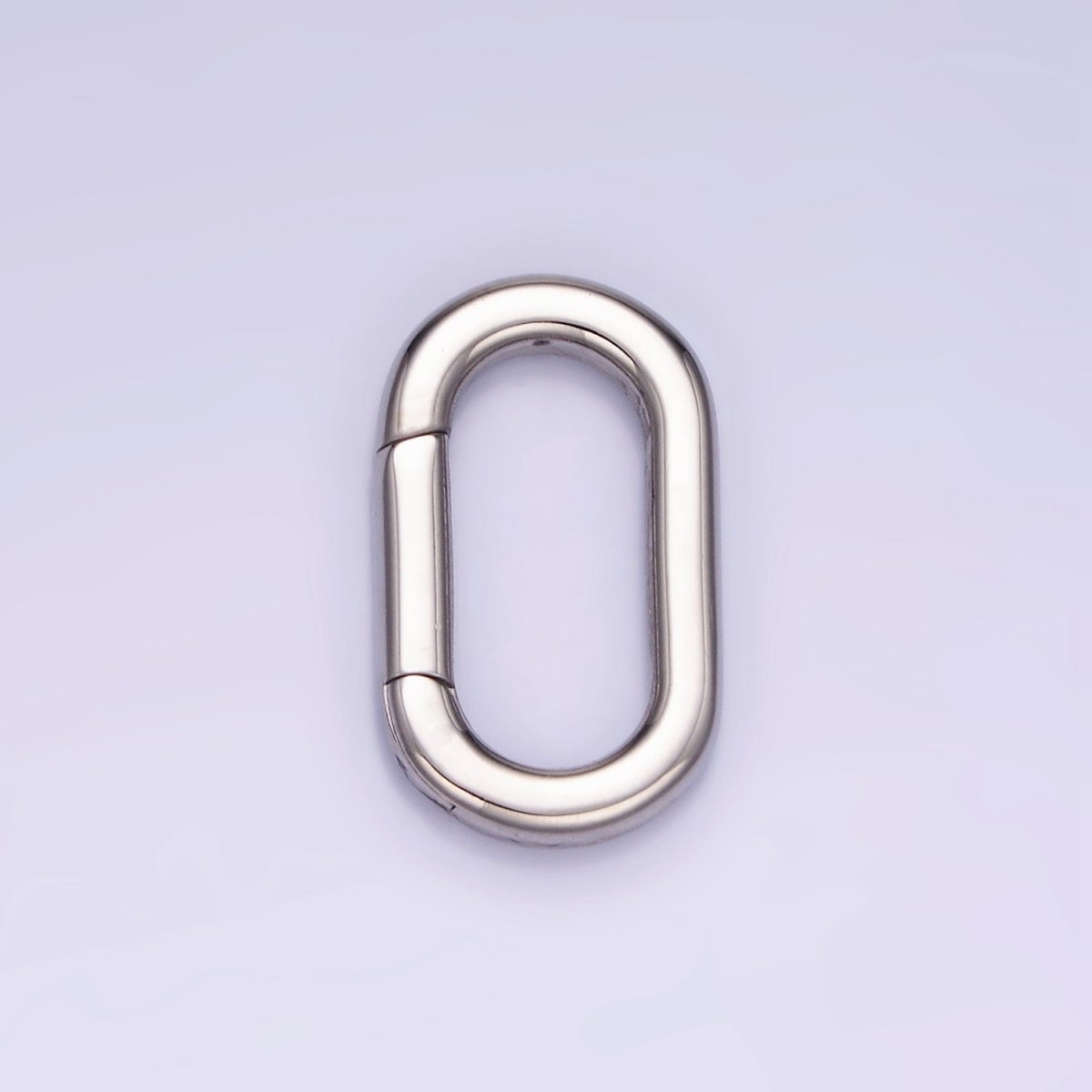 S925 Sterling Silver 18mm, 22mm Oblong Spring Gate Findings | SL-488 SL-489 - DLUXCA