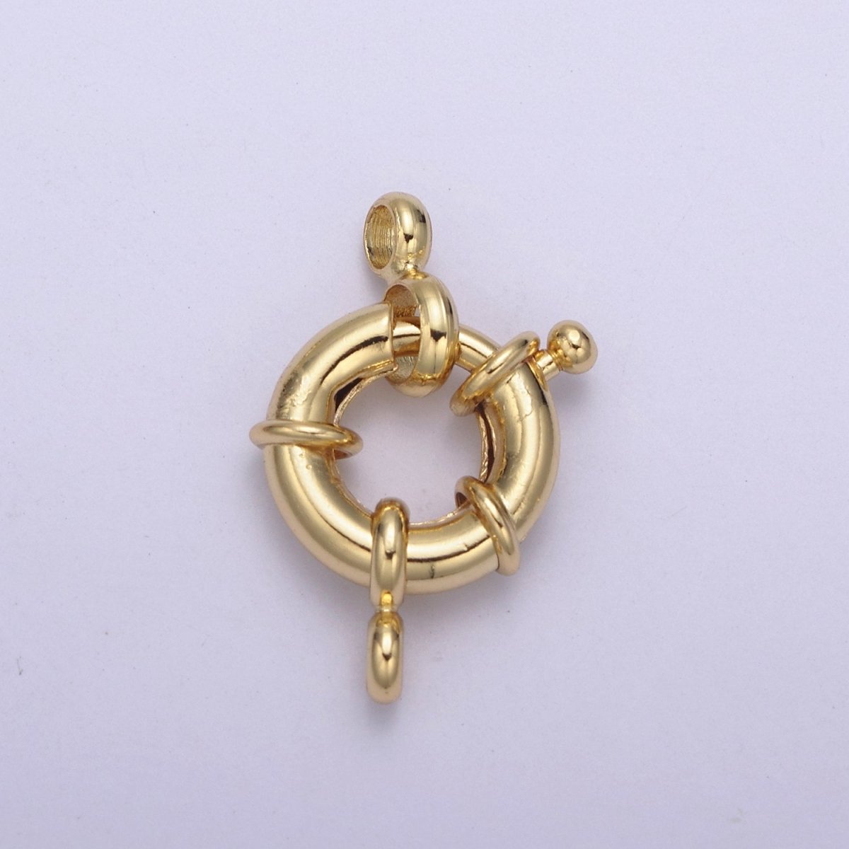 Sailor clasp, various sizes of 14K Gold Filled Wheel spring buckle for necklace bracelet jewelry Making Supply L-678 - DLUXCA