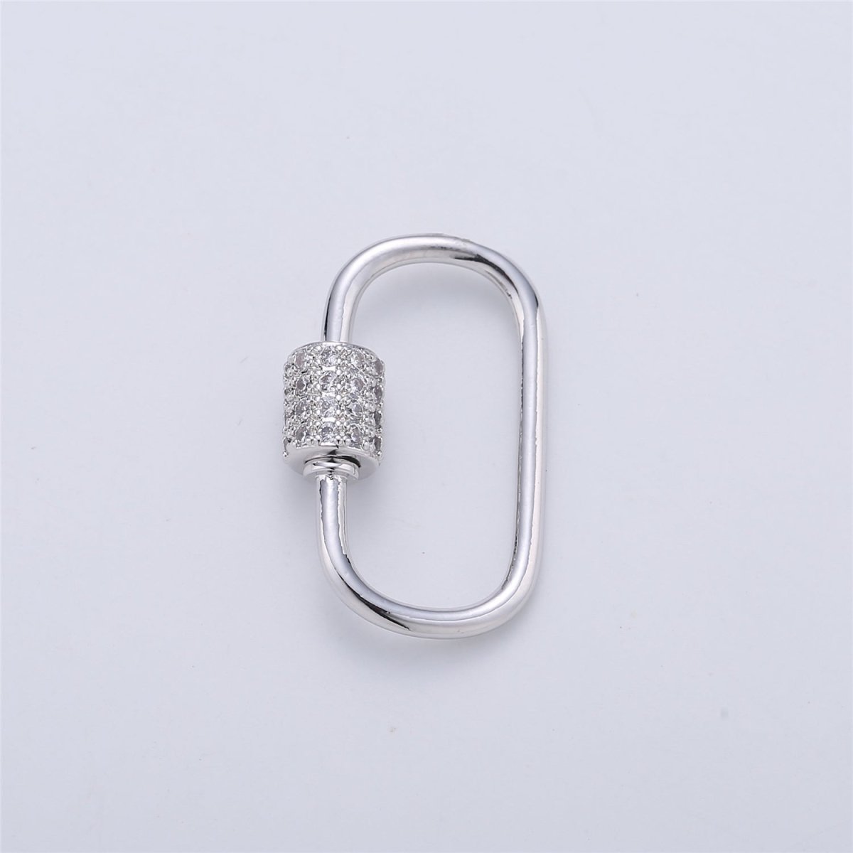 Screw Lock Oval #7 Gold / White Gold - CL-132 - DLUXCA