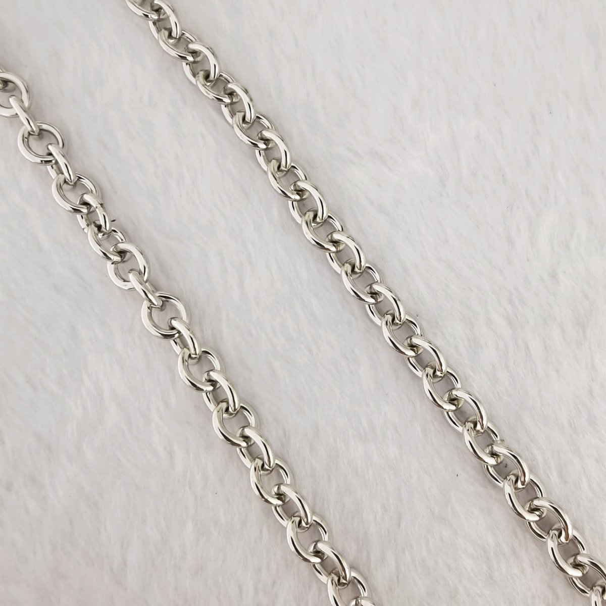 Silver, 18K Gold, 24K Gold Filled ROLO Chain Sold By Yard For Jewelry Making, Necklace Bracelet Anklet Component Supply | ROLL-473(XP-001), ROLL-476(XP-005), ROLL-477(XP-004) Clearance Pricing - DLUXCA