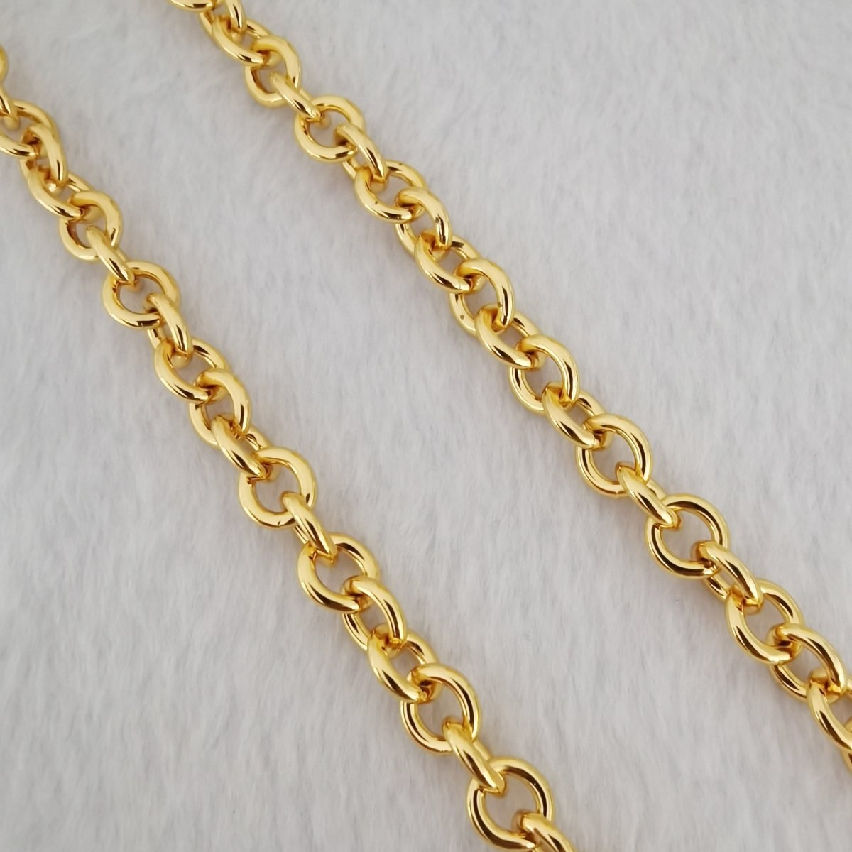 Silver, 18K Gold, 24K Gold Filled ROLO Chain Sold By Yard For Jewelry Making, Necklace Bracelet Anklet Component Supply | ROLL-473(XP-001), ROLL-476(XP-005), ROLL-477(XP-004) Clearance Pricing - DLUXCA