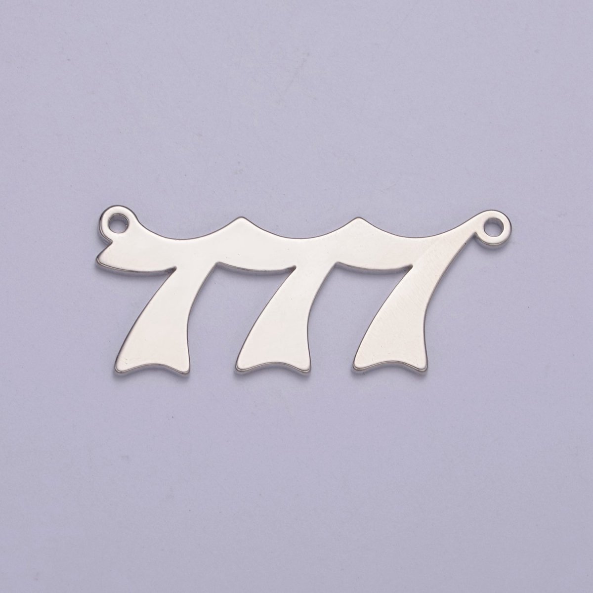 Silver Angel Number Charm Connector Lucky Number for Necklace Bracelet Component F-330 F-341 F-342 F-345 F-369 F-370 F373 F-401 F-411 - DLUXCA