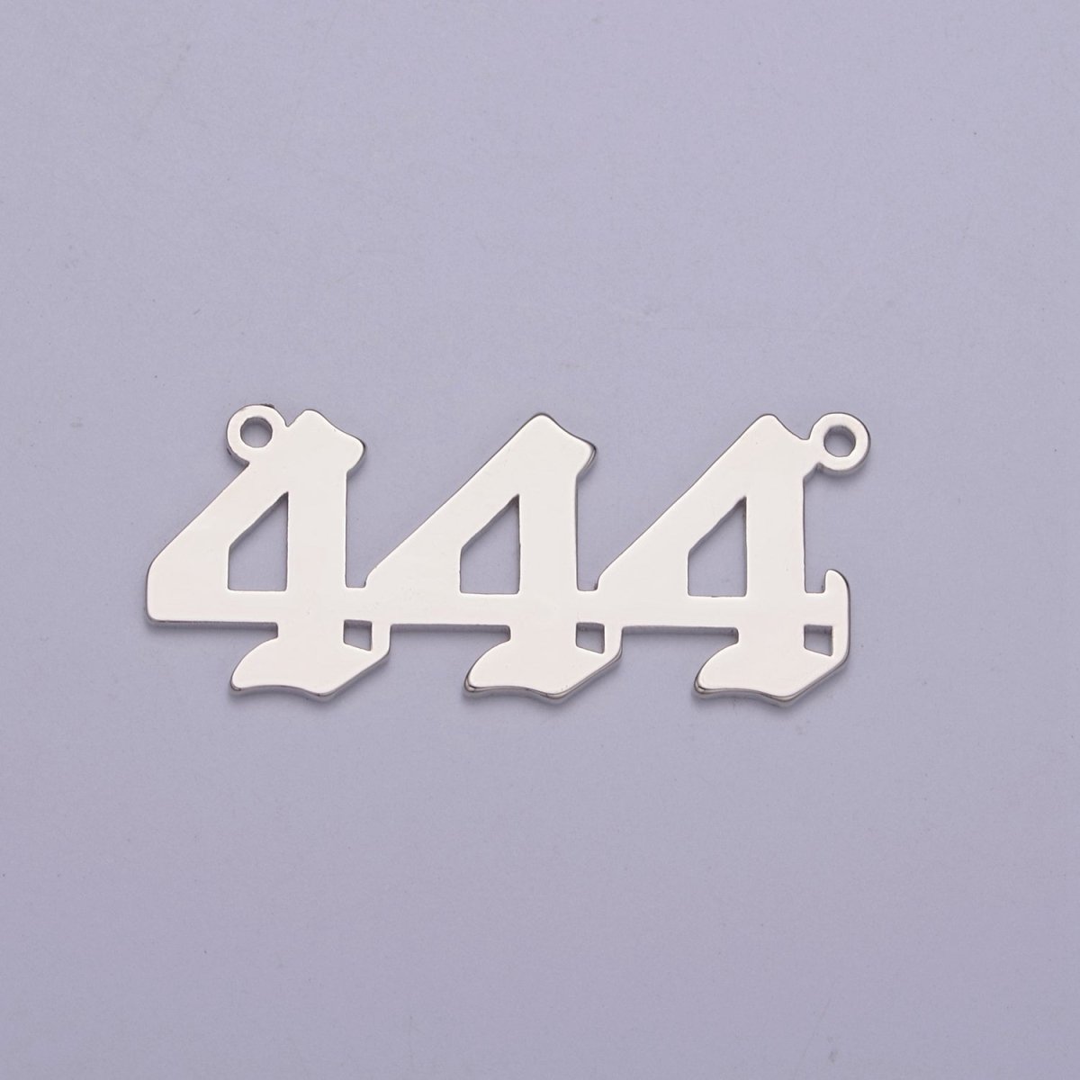 Silver Angel Number Charm Connector Lucky Number for Necklace Bracelet Component F-330 F-341 F-342 F-345 F-369 F-370 F373 F-401 F-411 - DLUXCA