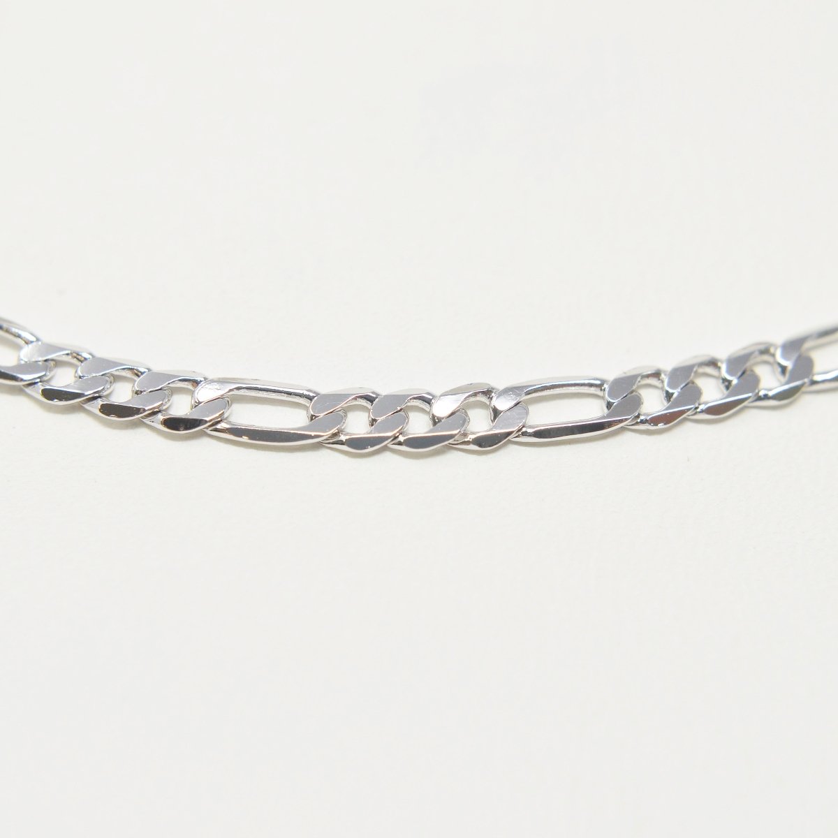 Silver Figaro Chain 20 inch Figaro Necklace with lobster clasp 2.5mm Figaro for men woman | CN-1015 Clearance Pricing - DLUXCA