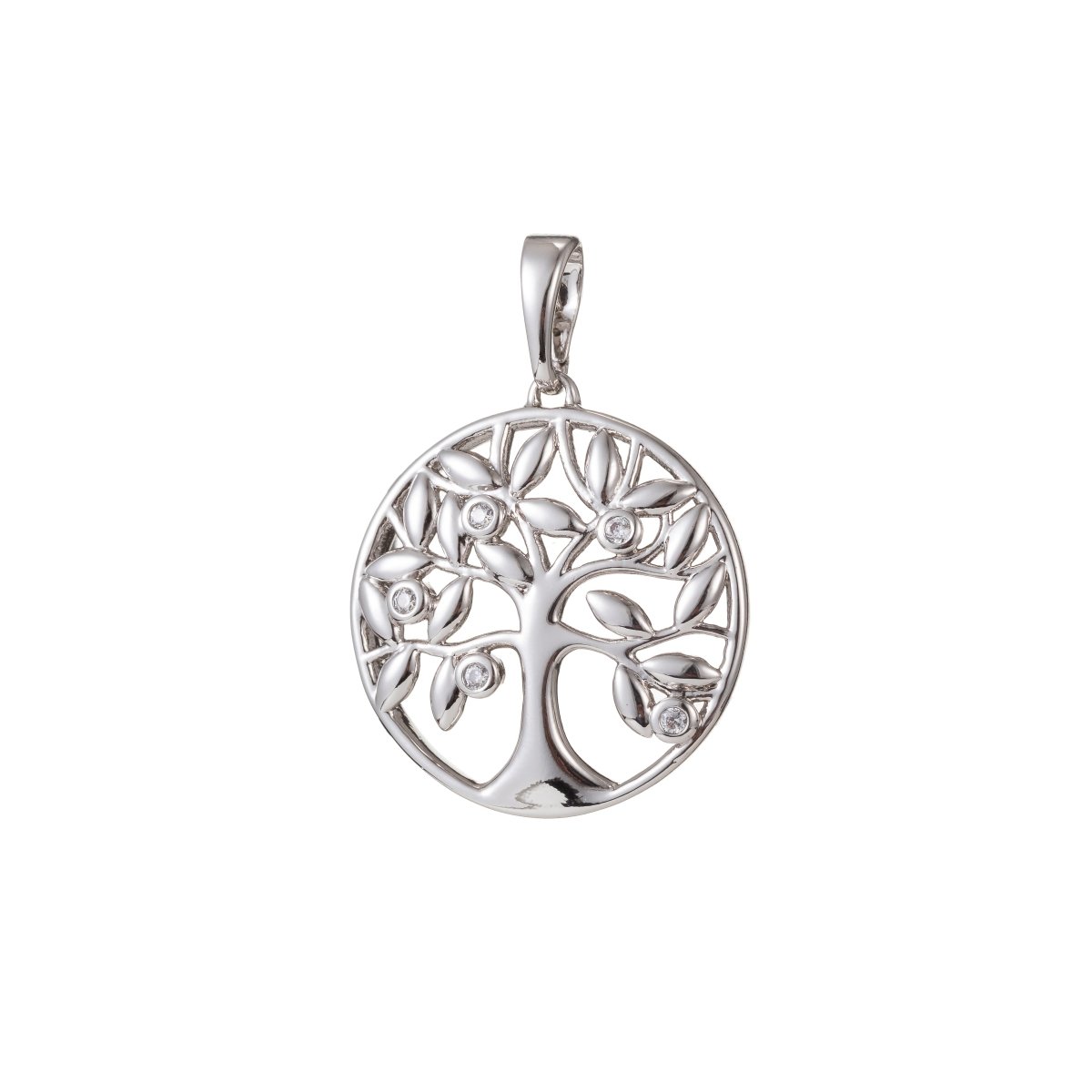 Silver Gold Filled Tree Pendants I-464 - DLUXCA