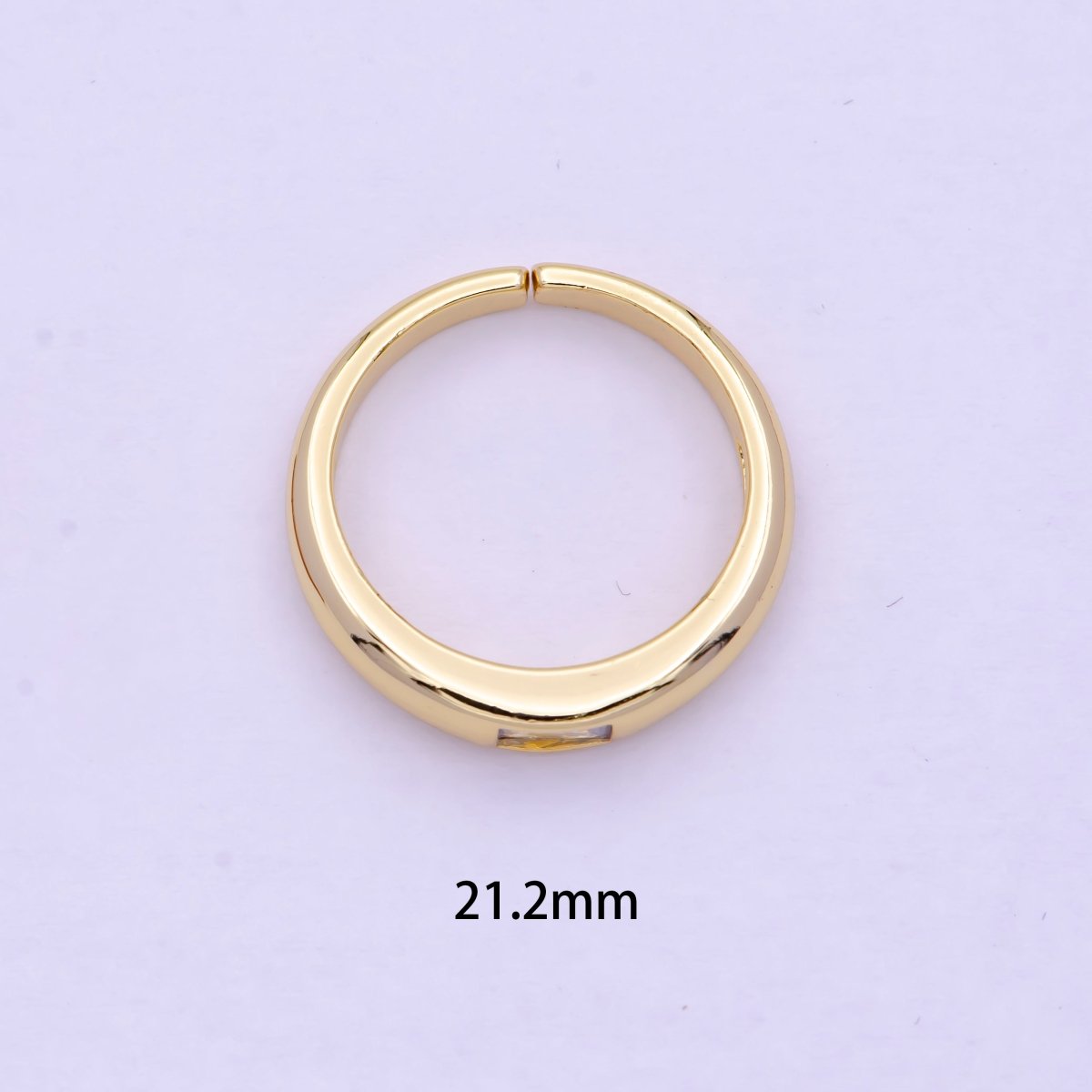 Simple Gold Filled Ring Minimalist Wedding Ring X-618 - DLUXCA