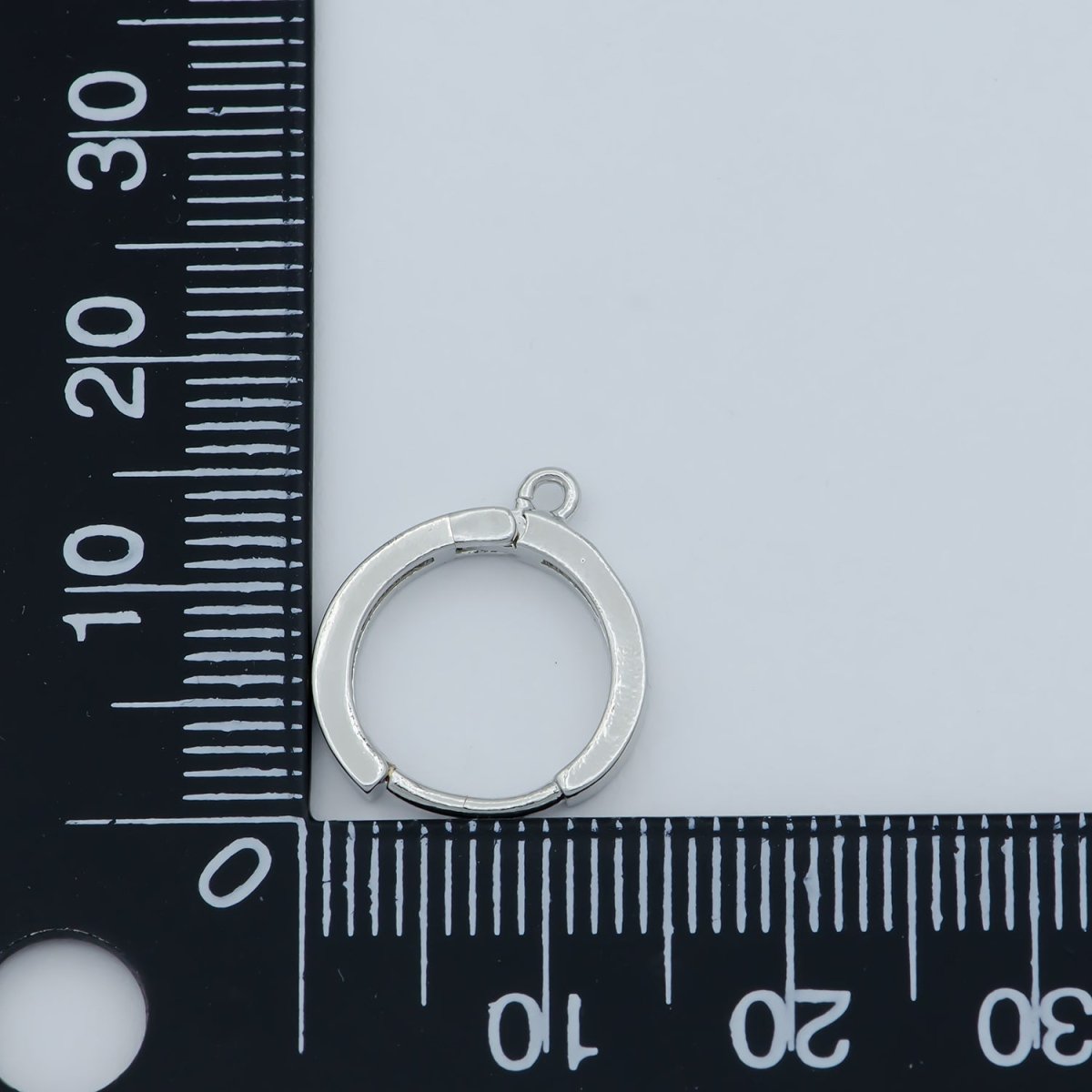 Simple Minimalist Circle Round Earring Huggies DIY Jewelry Making Earring Making L-384 L-385 - DLUXCA