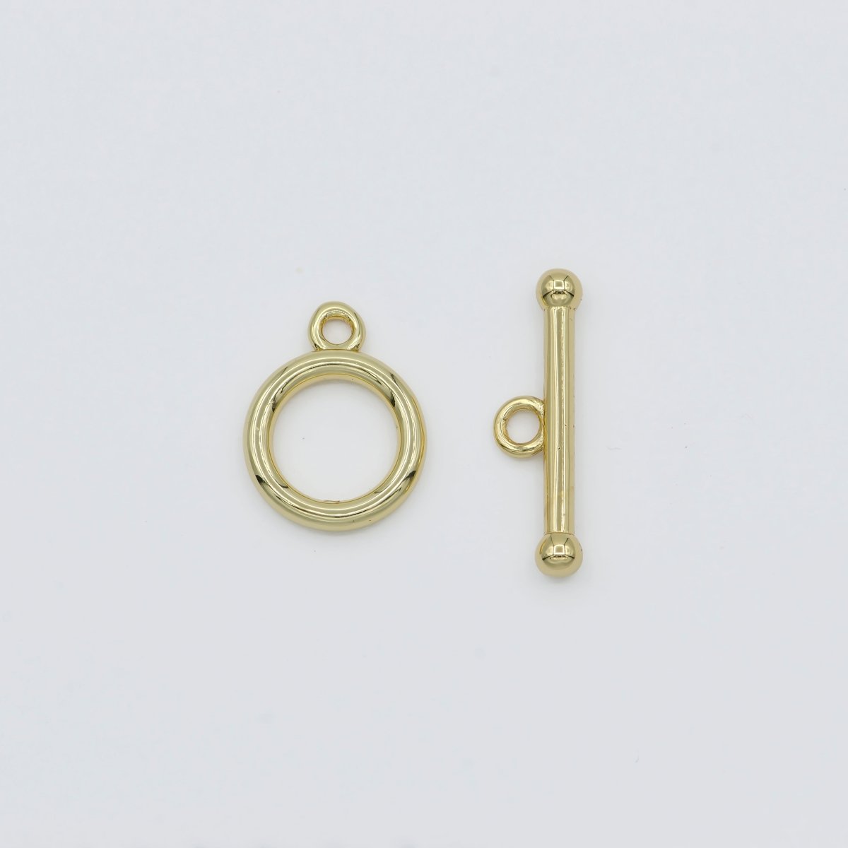 Simple Minimalist Gold Filled Toggle Clasp For DIY Jewelry Making For Necklace Bracelet Anklet L-316 - DLUXCA