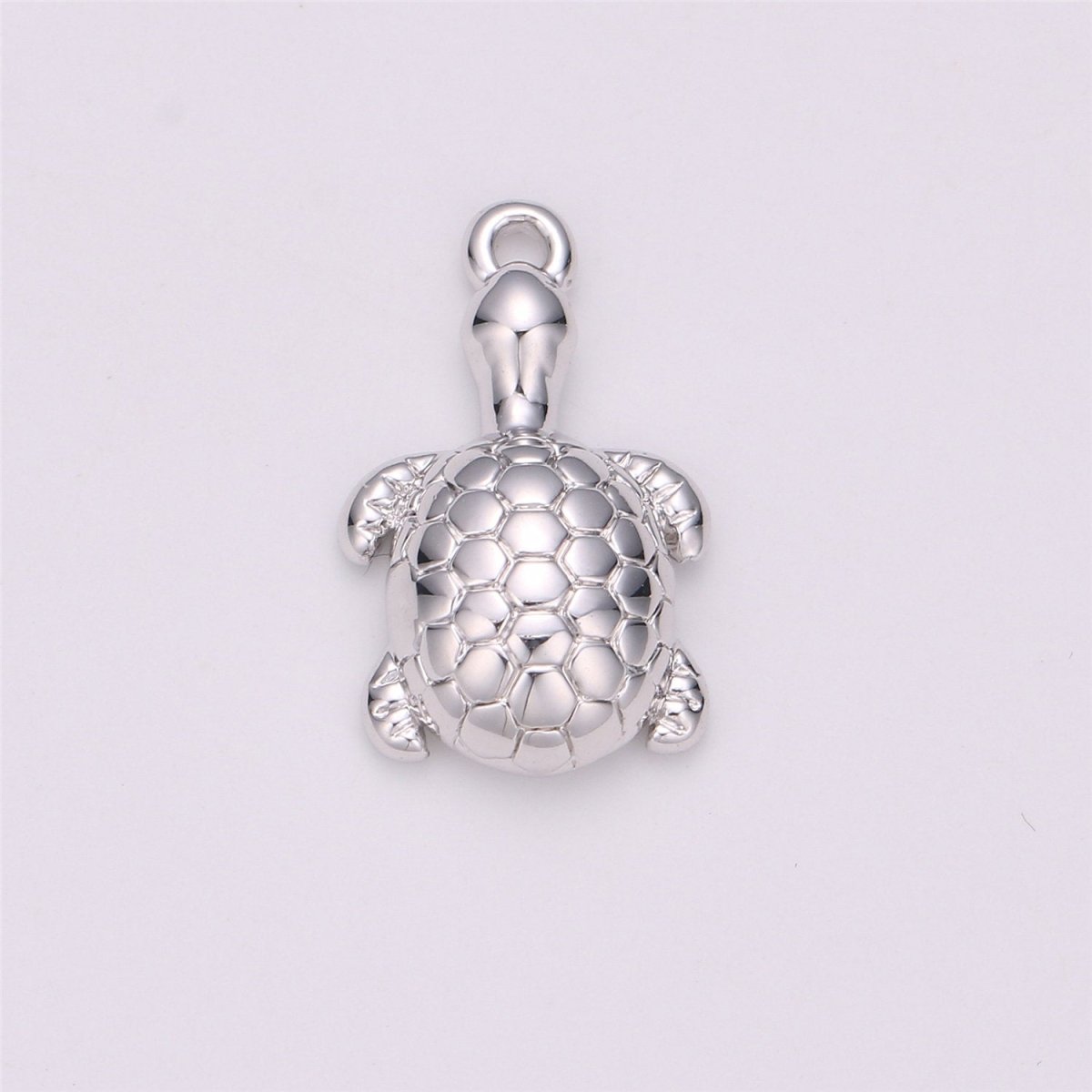 Small Sea Turtle Charm Ocean Summer Vacation Animal Pendant in Gold Filled Turtoise Pendants Necklace Earring Bracelet Charms C-531 - DLUXCA