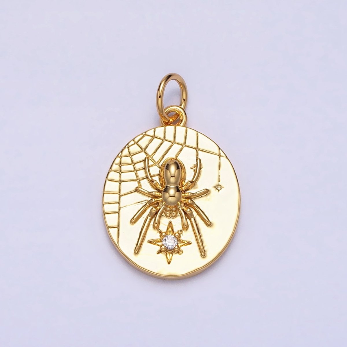 Small Spider Charm Insect Gold, Silver Halloween Gothic Charm AC-567 AC-568 - DLUXCA