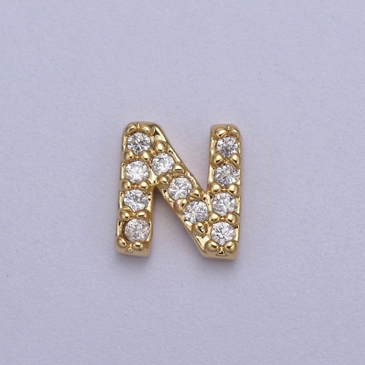 Special New Collection 14K Gold Filled Initial Beads For Personalized Locket Jewelry Making W-122 - W-147 N-580 N-581 - DLUXCA