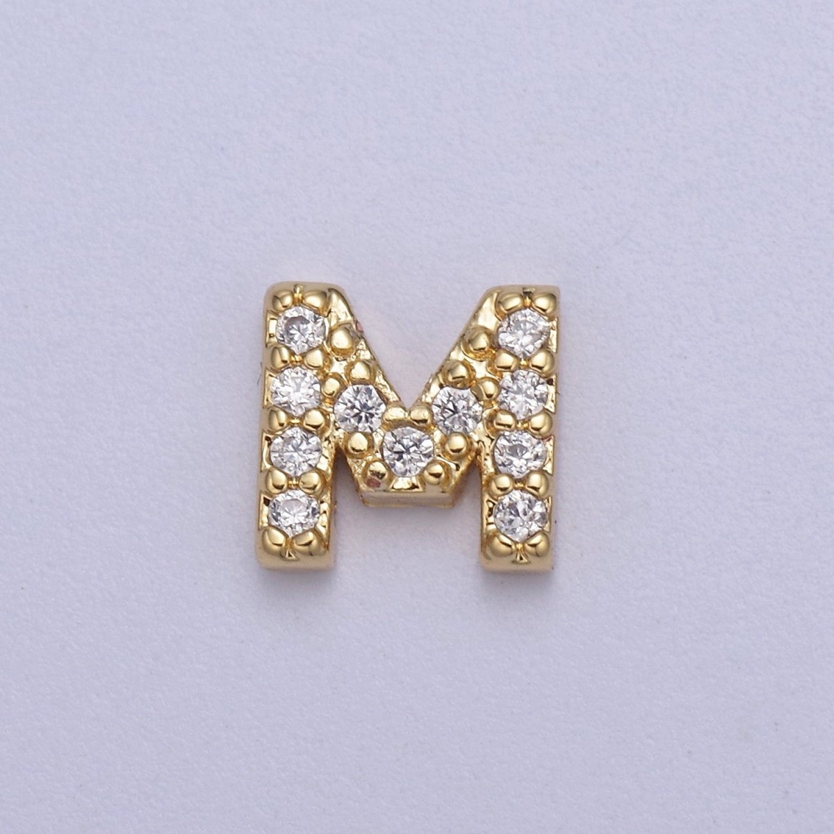 Special New Collection 14K Gold Filled Initial Beads For Personalized Locket Jewelry Making W-122 - W-147 N-580 N-581 - DLUXCA