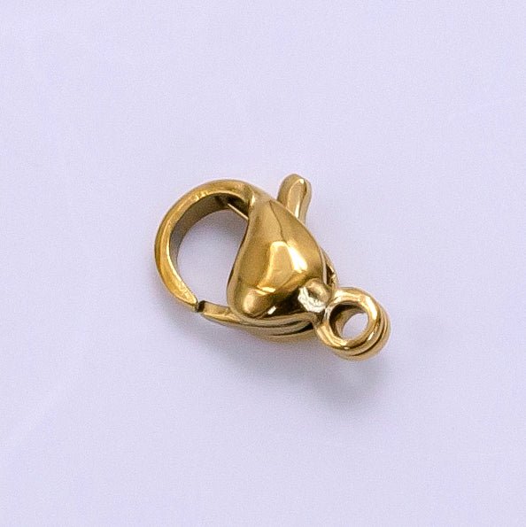Stainless Steel 10mm Lobster Clasps Claw Closure Findings | Z664 - DLUXCA