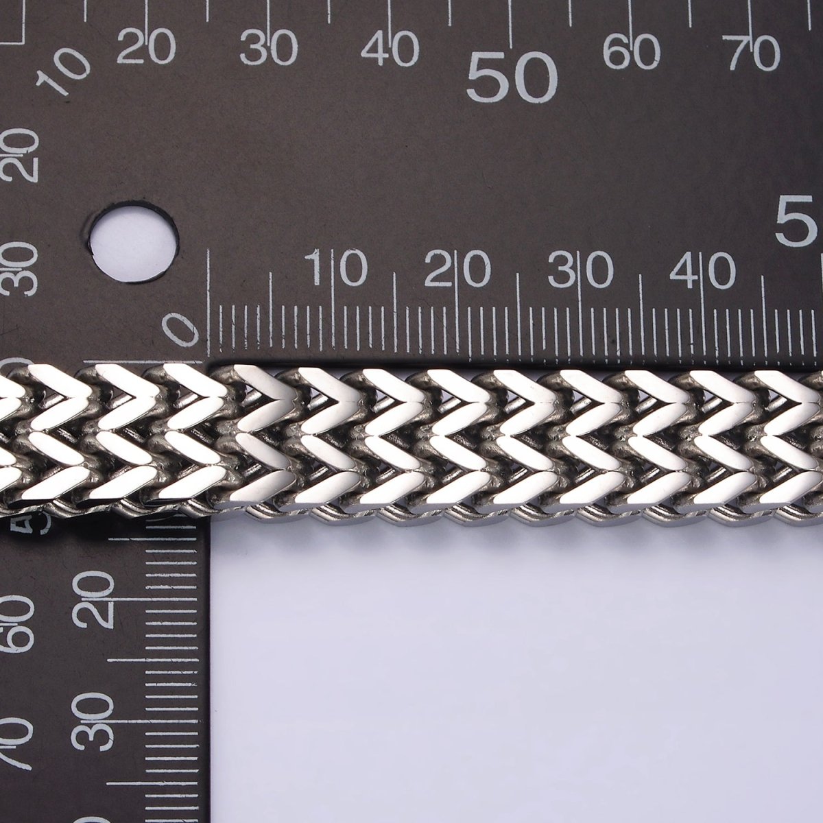 Stainless Steel 11mm Double Foxtail Chain Link Men's 8.5 Inch Statement Bracelet | WA-2252 - DLUXCA