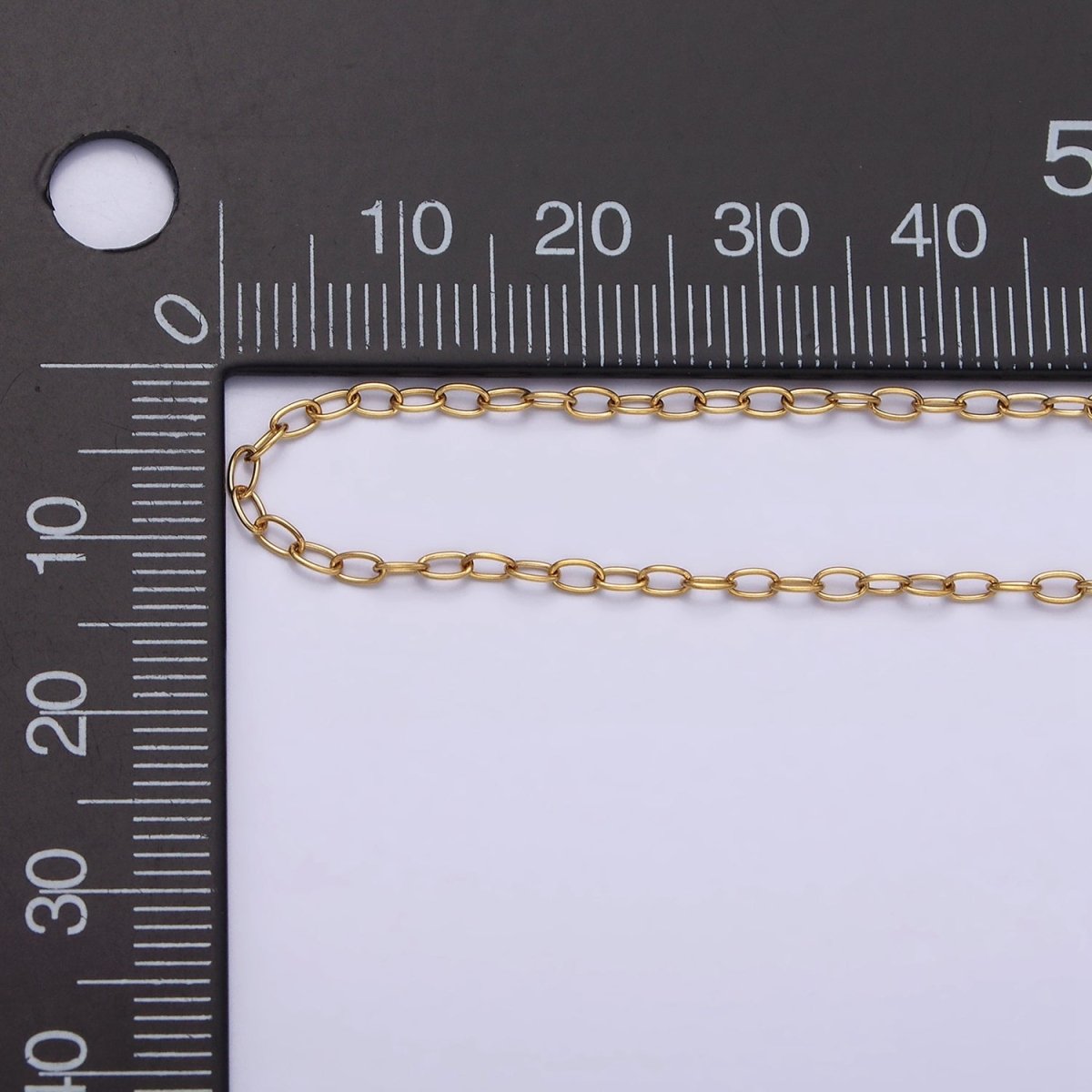 Stainless Steel 1.8mm Dainty Cable 18 Inch Layering Chain Necklace | WA-2026 Clearance Pricing - DLUXCA