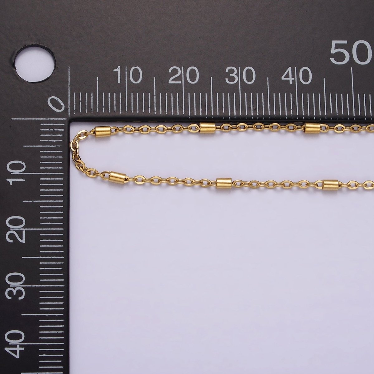 Stainless Steel 2mm Tube Satellite Chain 18 Inch Necklace | WA-2355 - DLUXCA