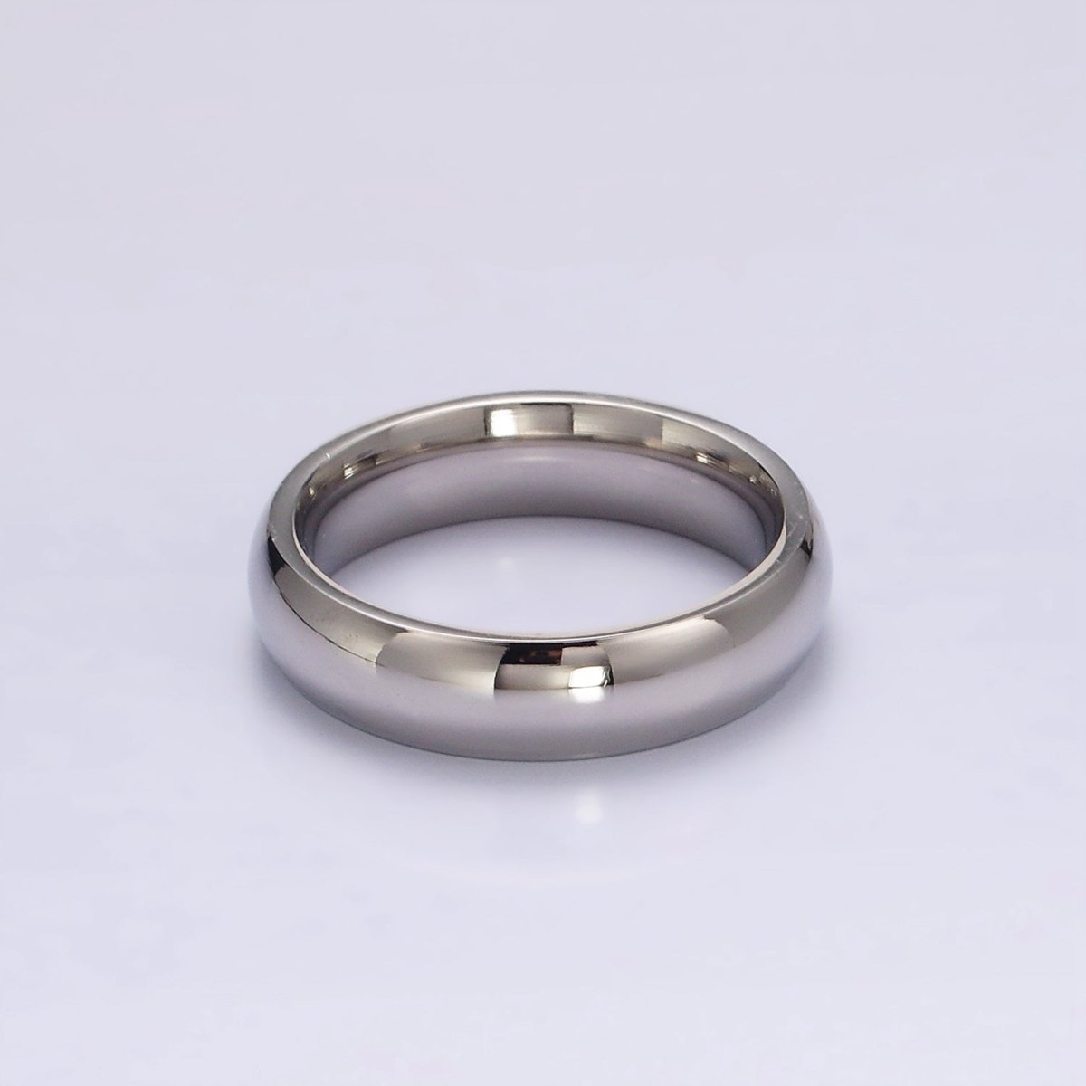 Stainless Steel Band Minimalist Ring in Gold & Silver | O1204, O1207 - DLUXCA