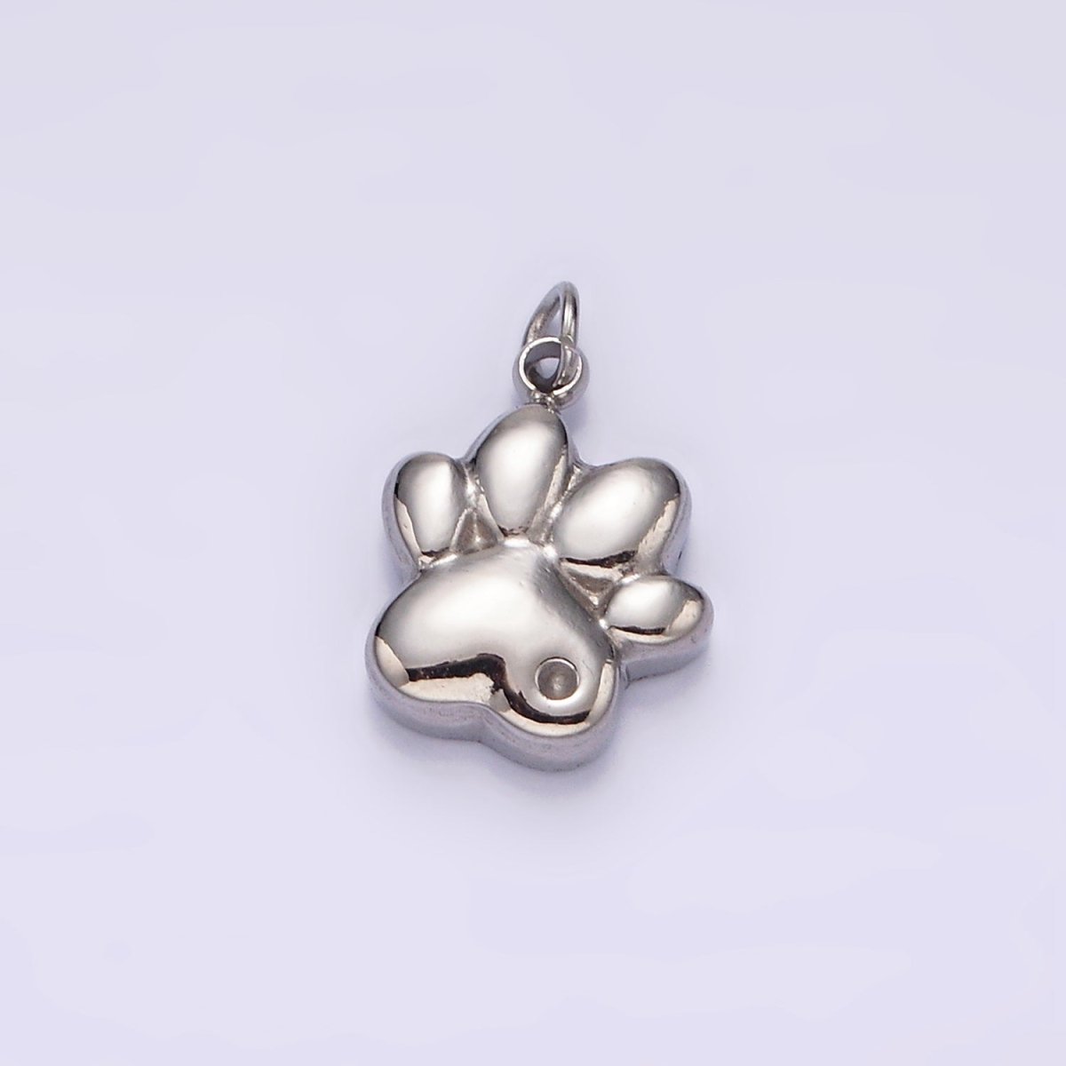 Stainless Steel Dot Pawprint Pet Animal Minimalist Charm in Gold & Silver | P1308 P1309 - DLUXCA