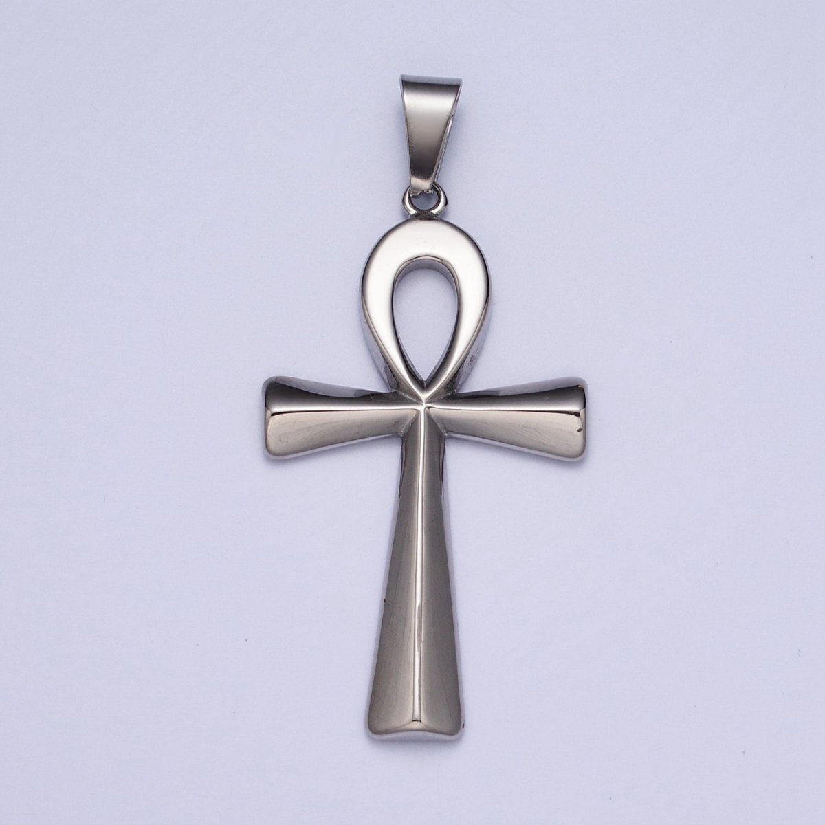 Stainless Steel Egyptian Ankh Key Cross Pendant in Gold & Silver J-265 J-323 - DLUXCA