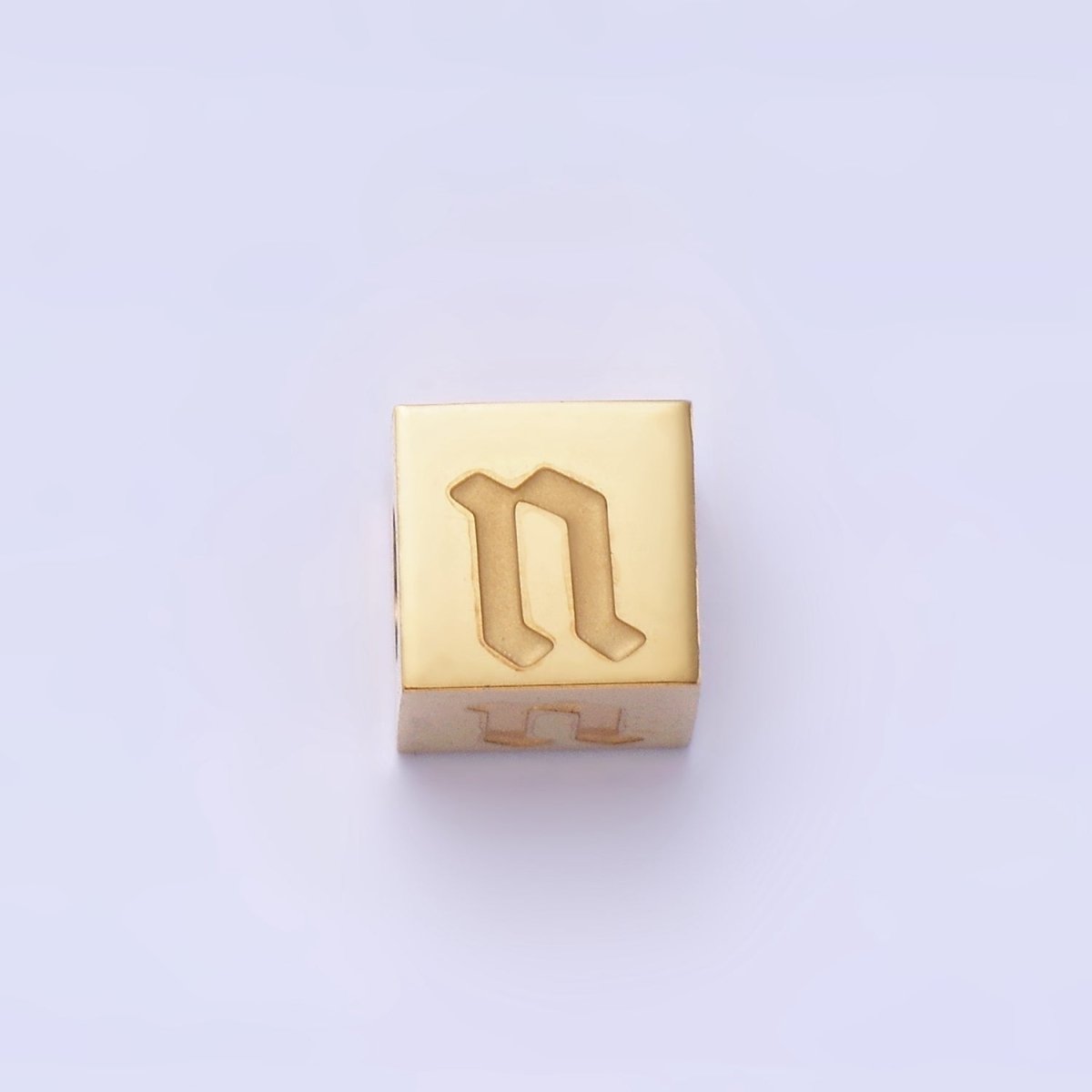 Stainless Steel Initial Letter A-Z Old English Gothic