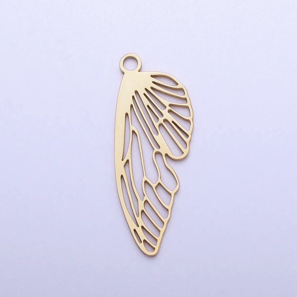 Stainless Steel Open Butterfly Mariposa Wings Open Charm in Gold & Silver | P-925 - DLUXCA