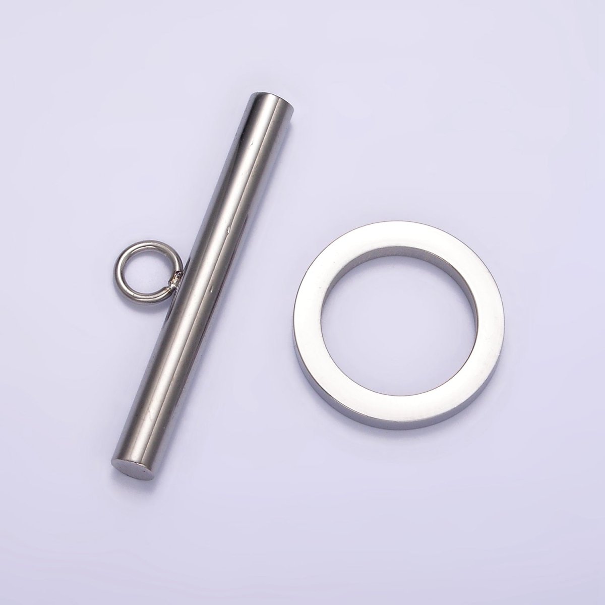 Stainless Steel Toggle Clasps Closure Minimalist Findings Supply in Gold & Silver | Z-484 Z-485 - DLUXCA