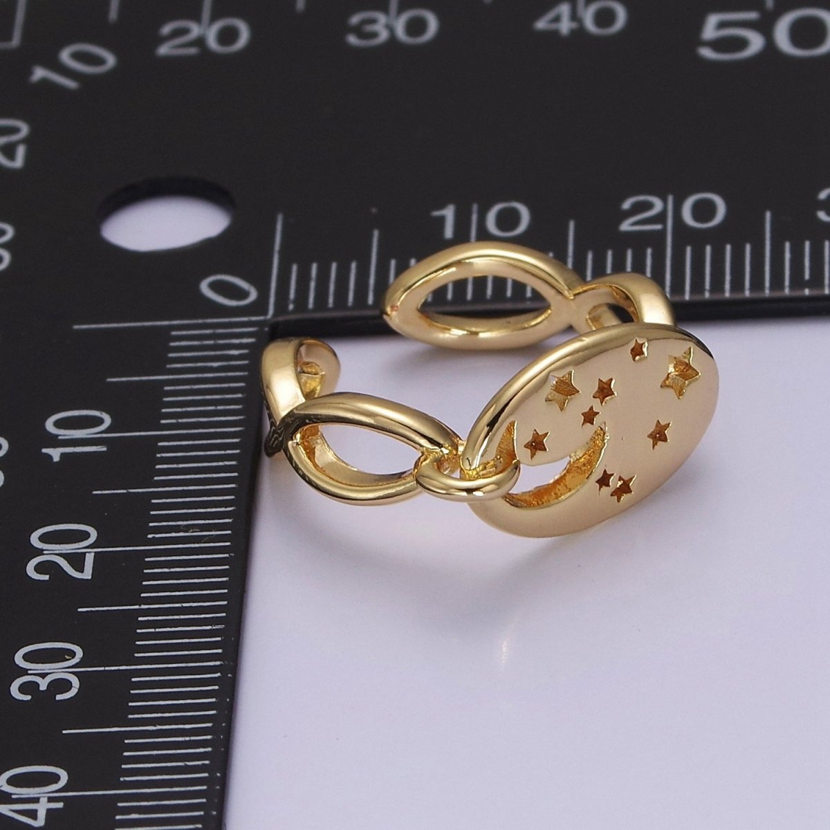 Stargazer Rings For Women • Dainty Star ring Celestial jewelry • statement ring O-2075 - DLUXCA