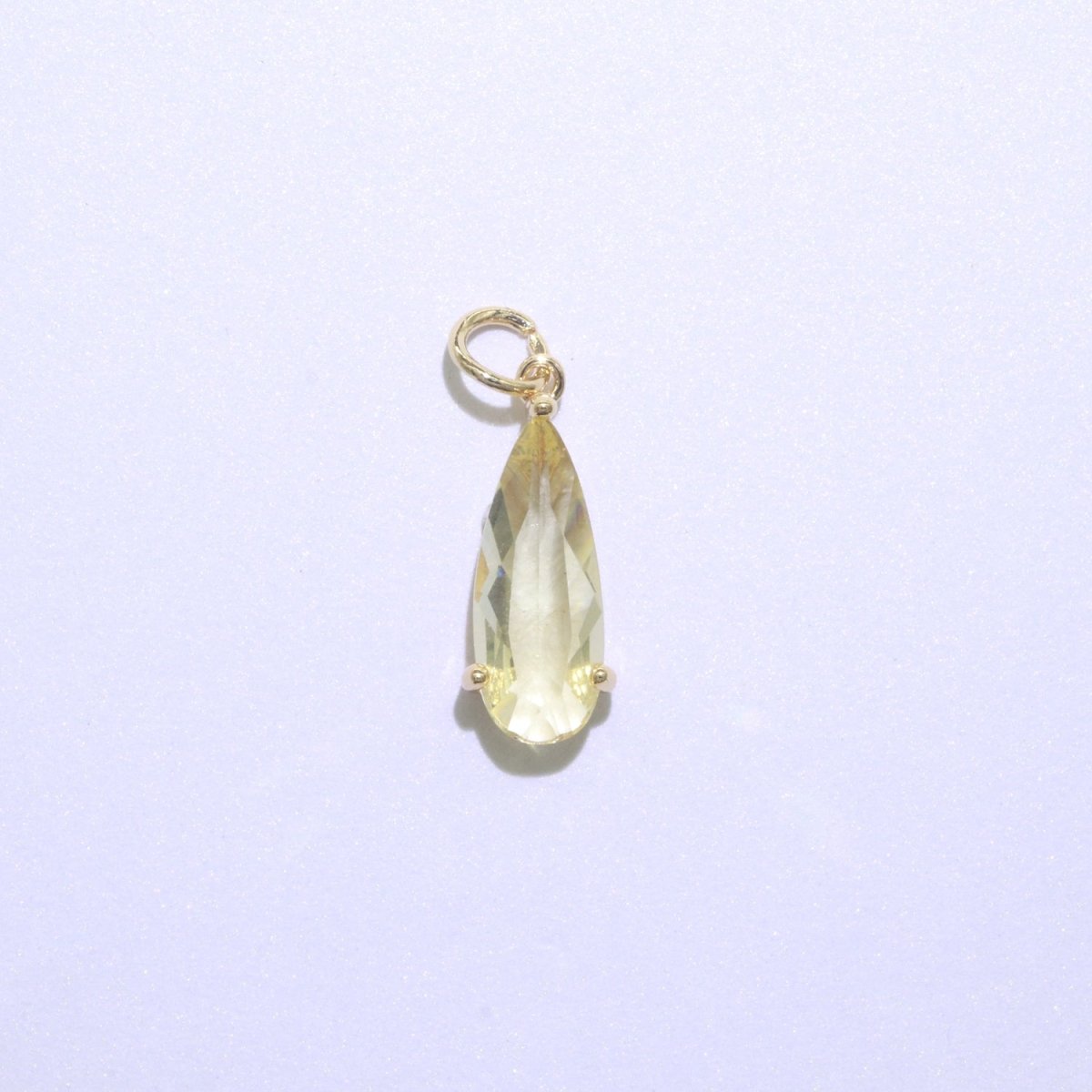 Tear Drop Pendant Arcylic Glass Dangle Charm for Necklace Earring Supply M-286-M-297 - DLUXCA