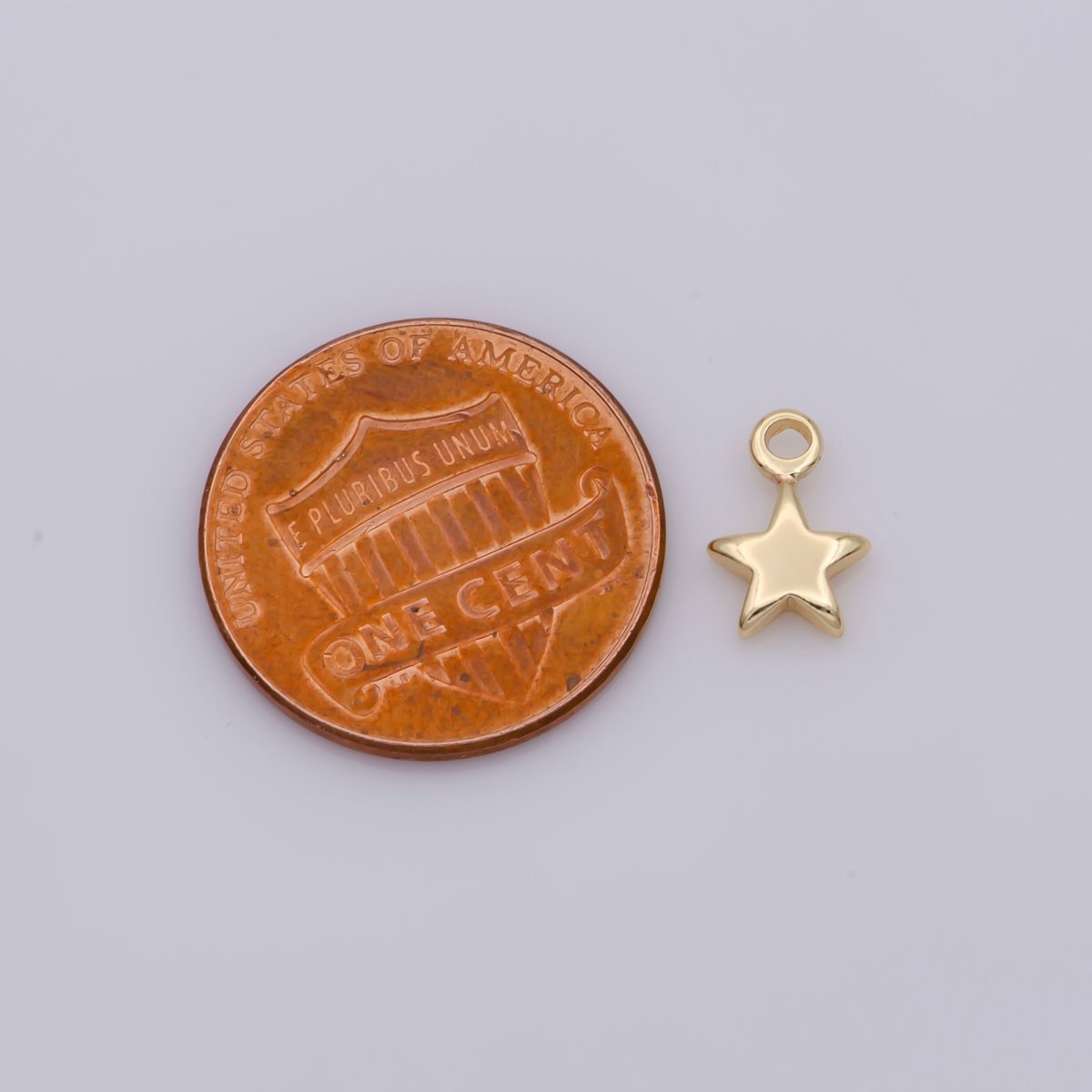 Tiny Gold Filled Star Charm Mini Star Charm for Bracelet Necklace Earring Celestial Jewelry Making Wholesale Bulk Charm AC-1443 - DLUXCA