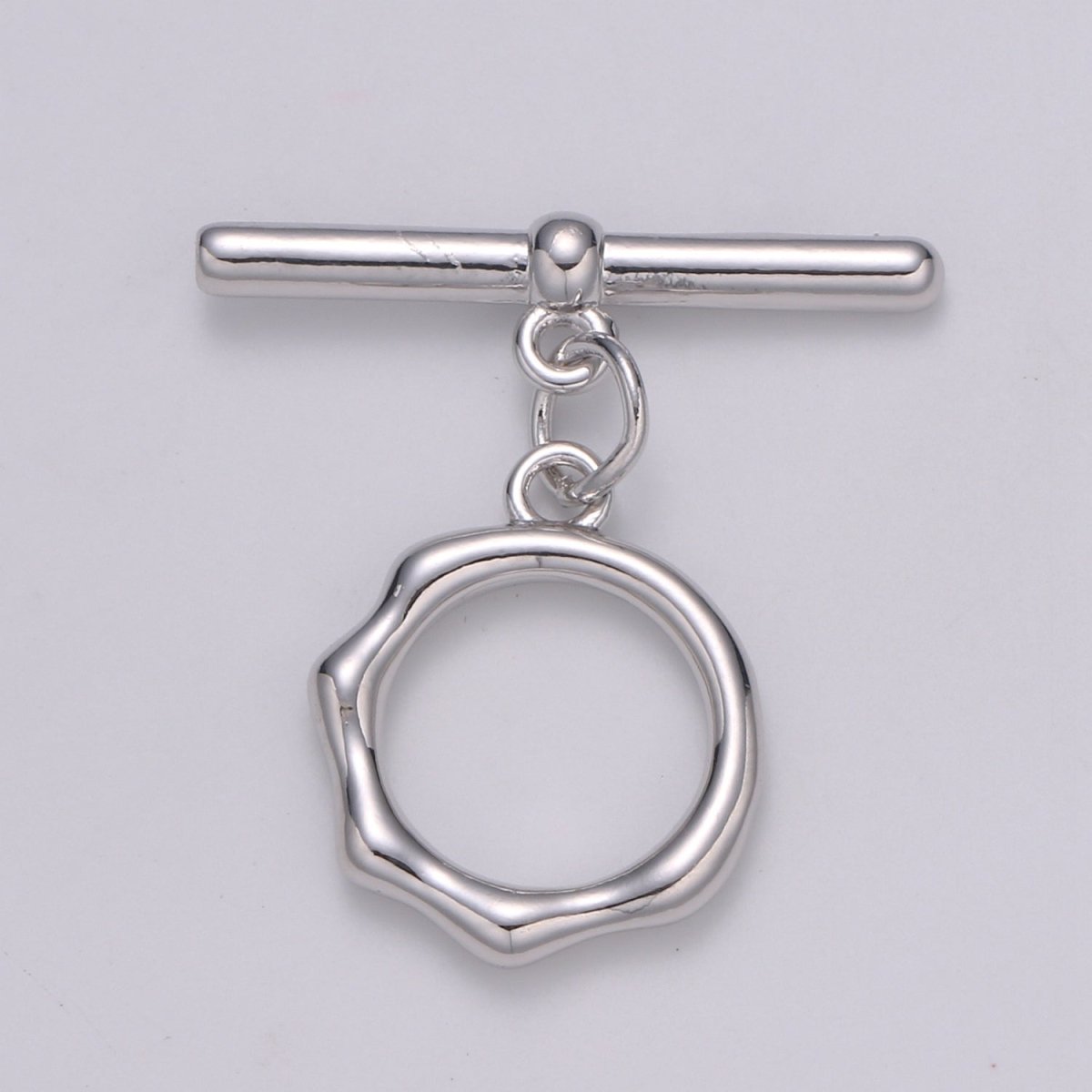 Toggle Clasp with jump ring chose color-Gold, Rose Gold Black, Silver OT Clasp for Jewelry Making Supply L-305~L-308 - DLUXCA