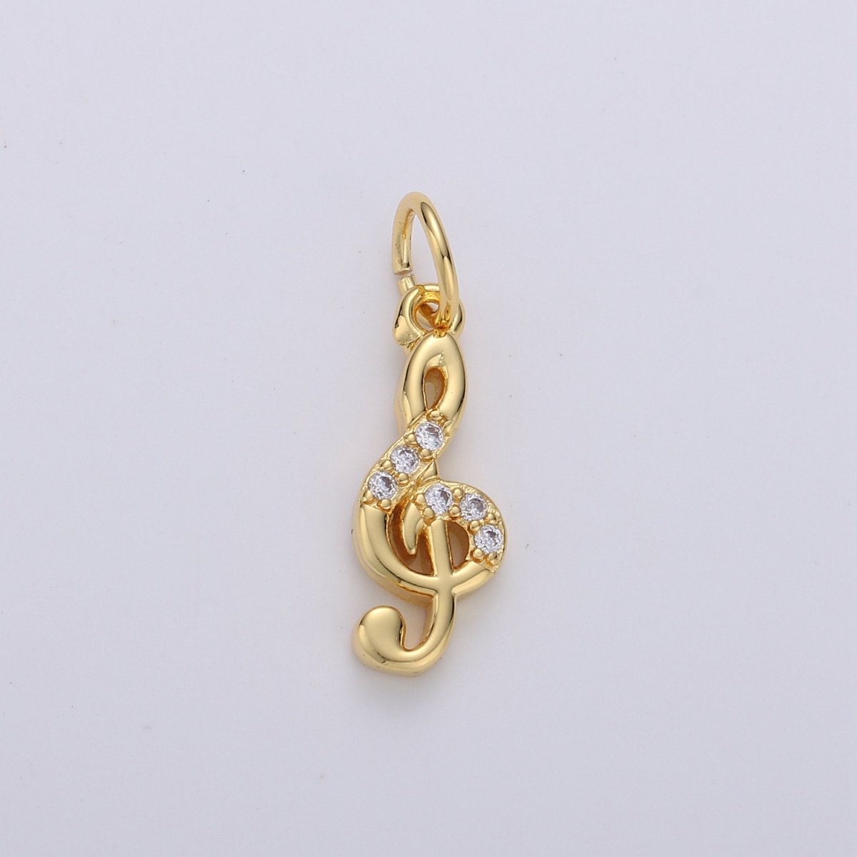 Treble Clef Charms Musical Note Charm Music Pendant Gold Filled Charm Musician Jewelry for Bracelet Necklace Earring Charm D-291 D-292 - DLUXCA